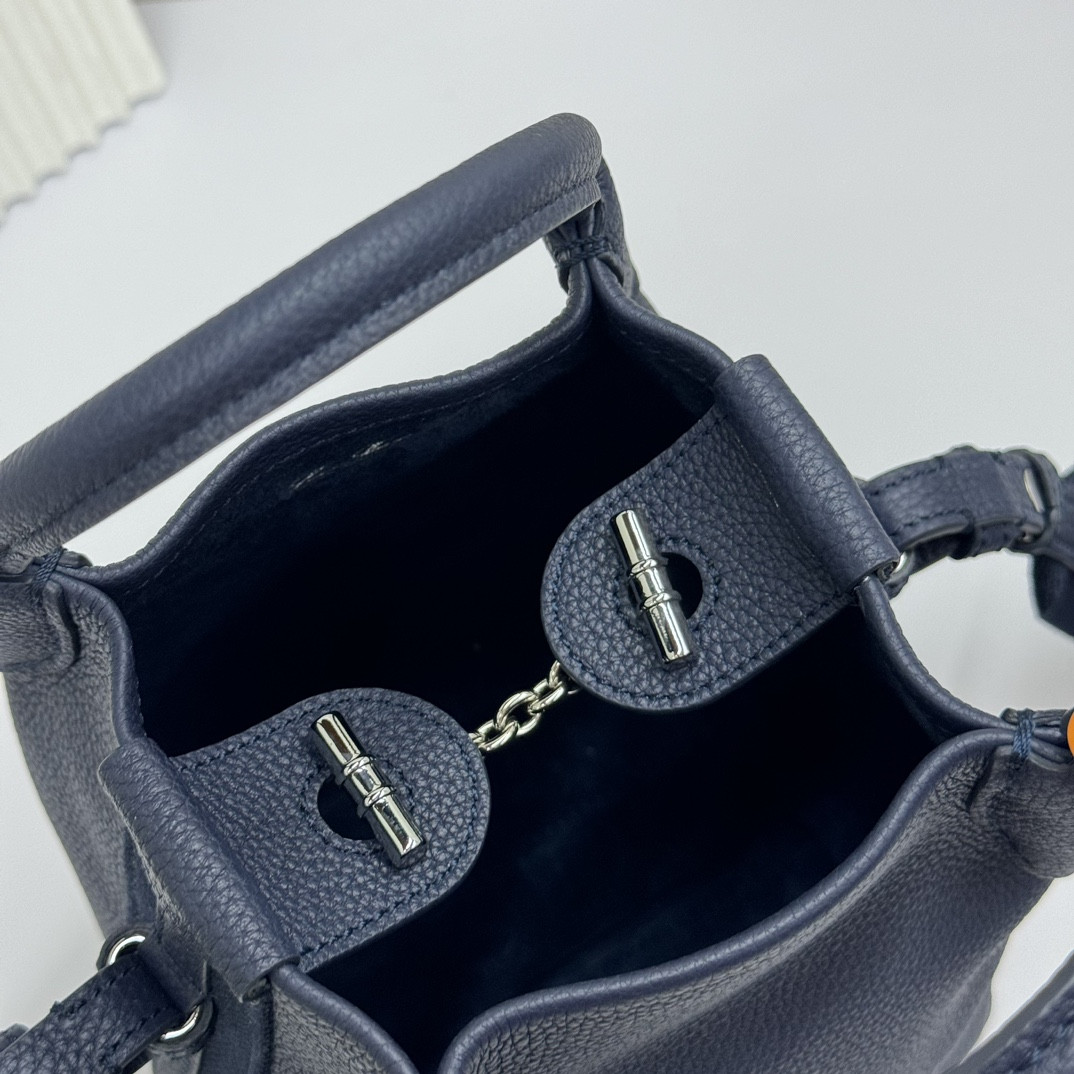 Loro Piana Micro Bale bag Grained Calfskin FAM7943 (16*13*13cm) - Image 8
