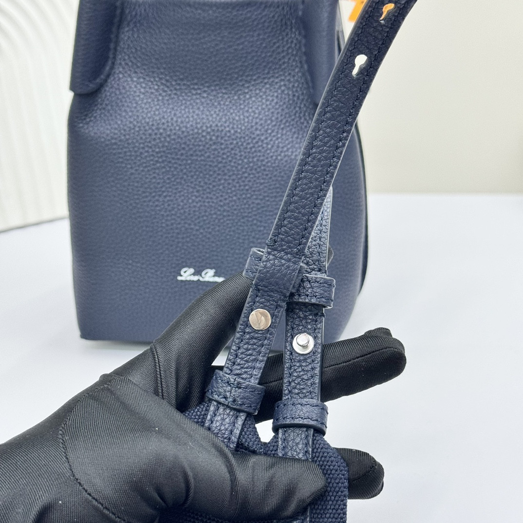 Loro Piana Micro Bale bag Grained Calfskin FAM7943 (16*13*13cm) - Image 10