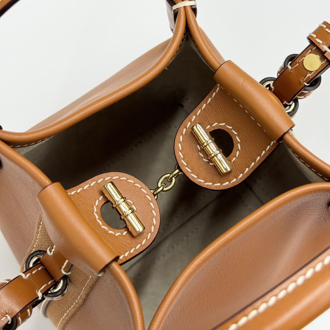 Loro Piana Micro Bale bag Smooth Calfskin FAM7943 (23*16*14cm) - Image 9