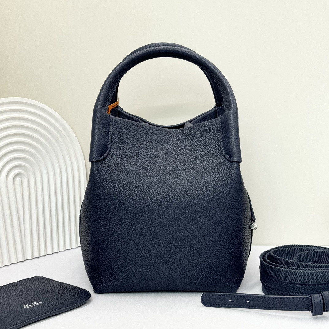 Loro Piana Small Bale Bag Calfskin(21*17*17cm) - Image 3