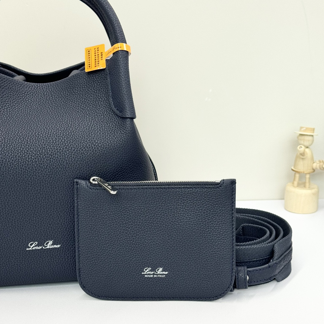 Loro Piana Small Bale Bag Calfskin(21*17*17cm) - Image 6