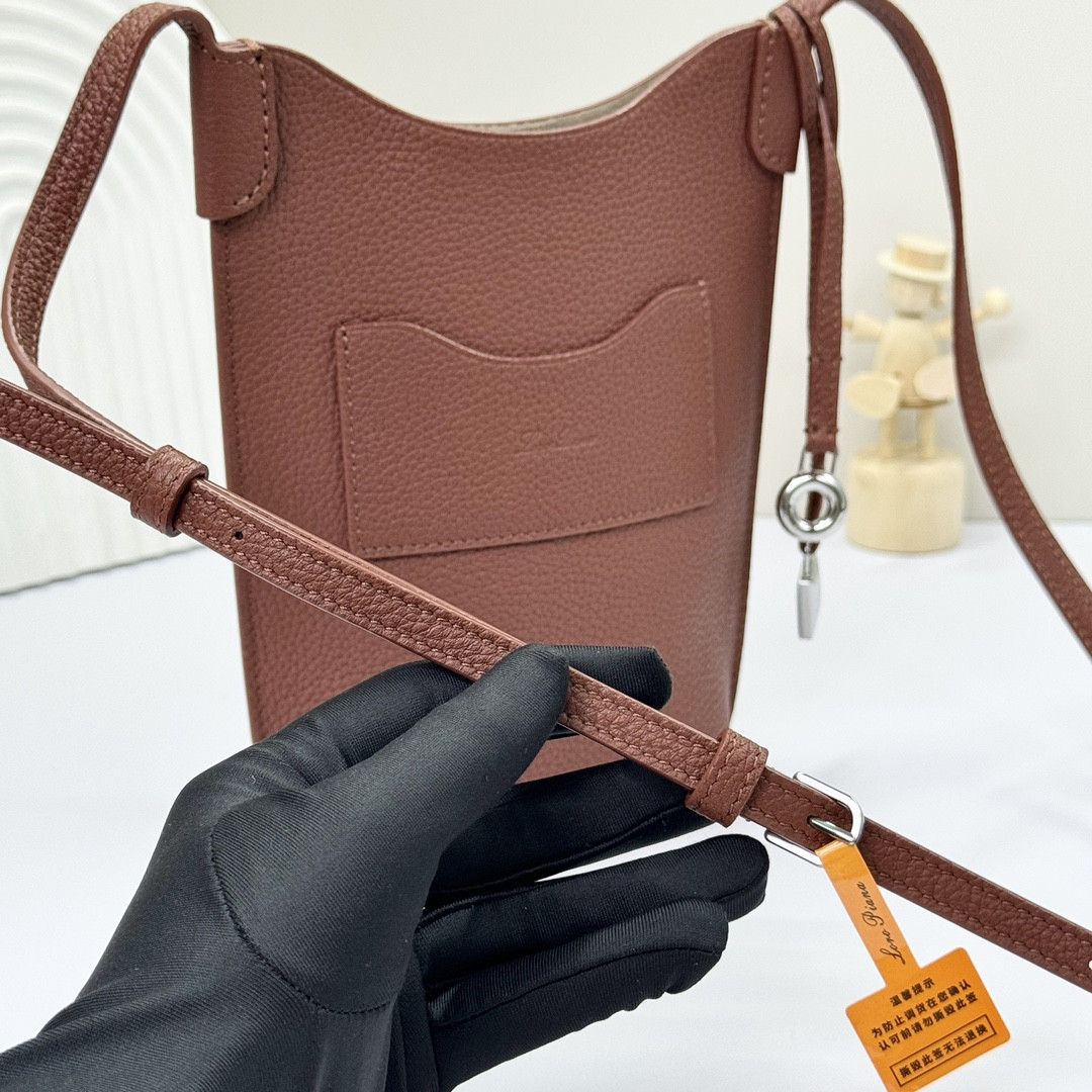 Loro Piana Mini Bale Bag Calfskin (20x15x4cm) - Image 9