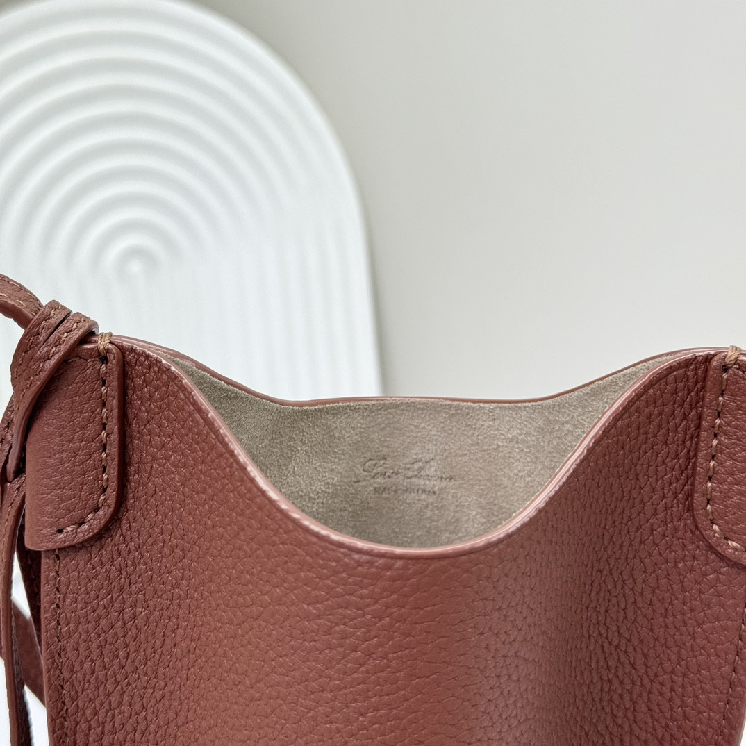Loro Piana Mini Bale Bag Calfskin (20x15x4cm) - Image 10