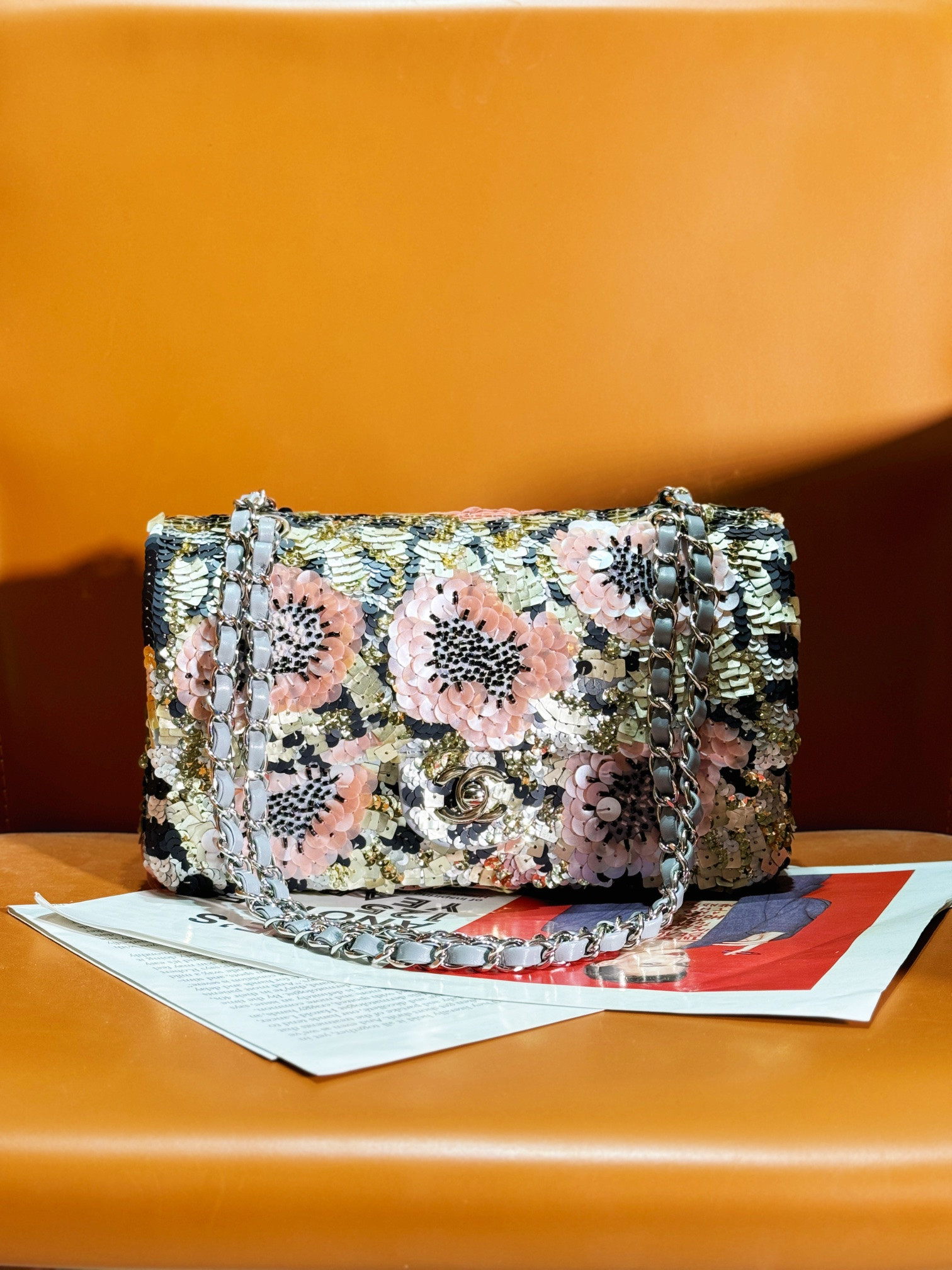 Chanel Classic Flap Bag The Métiers d'Art collection 15.5×25.5×6.5cm - Image 2