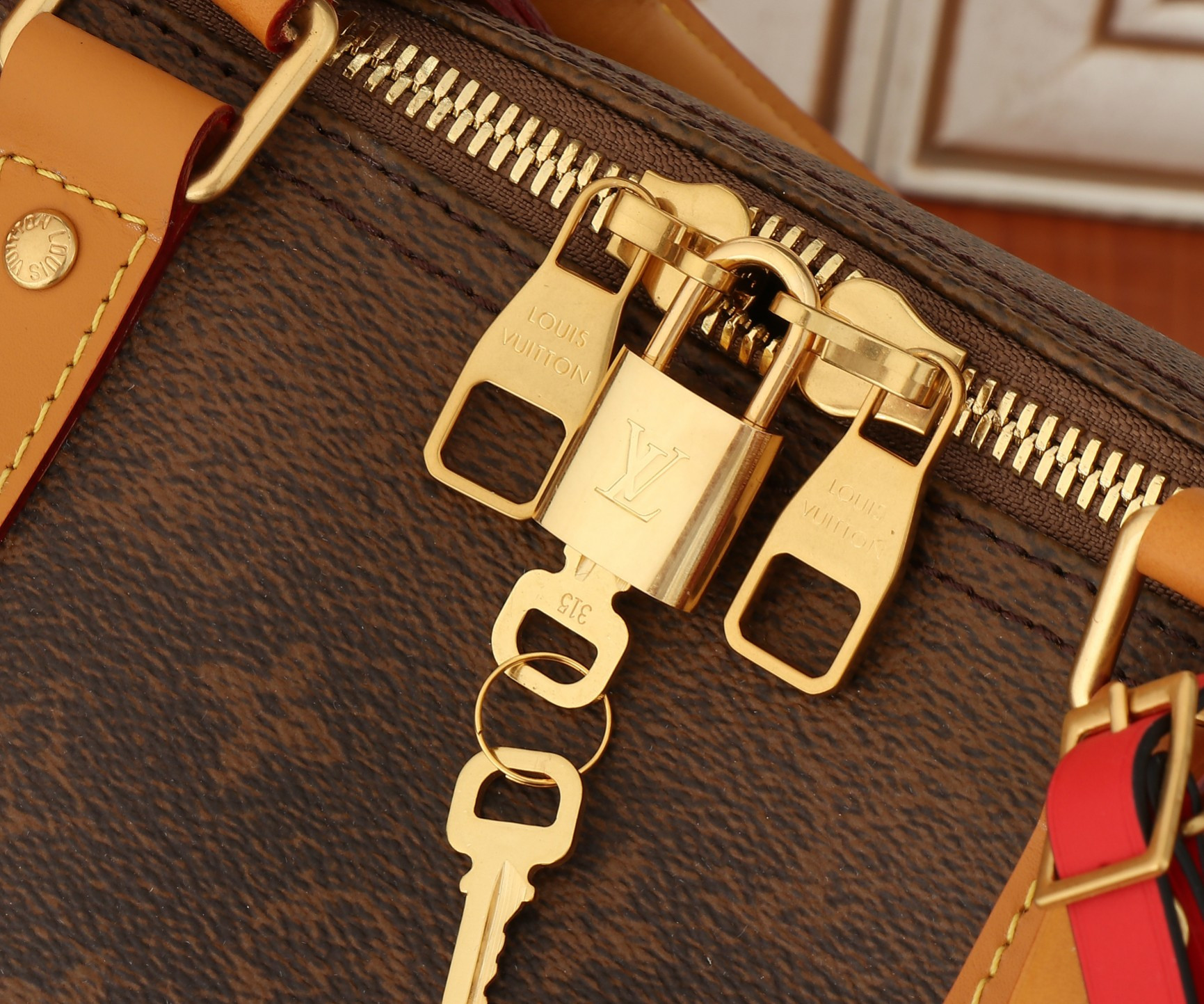 LV Keepall Bandoulière 50 24SS Marque L.Vuitton D¨¦pos M11541 50x29x23CM - Image 17