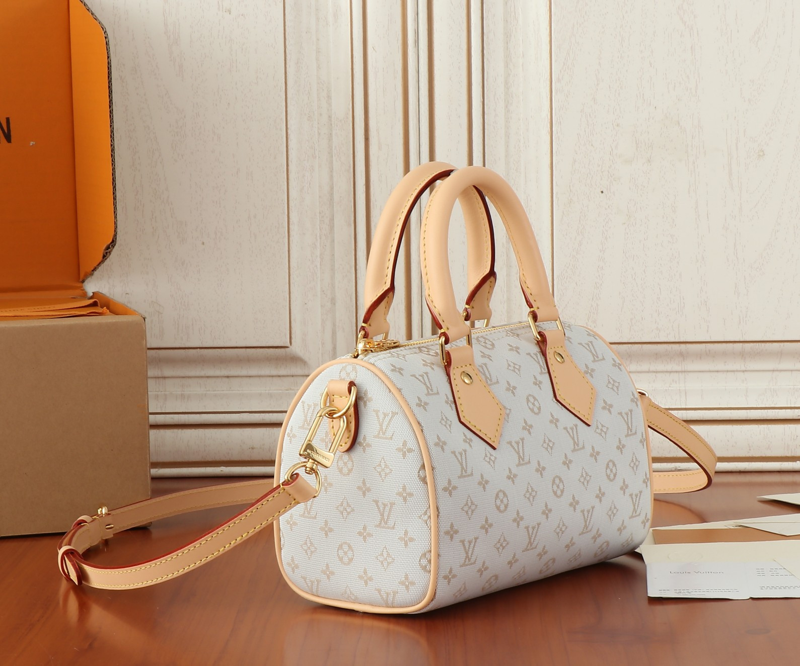 LV 24SS Speedy Bandoulière 20 M12747 20.5x13.5x12CM - Image 3