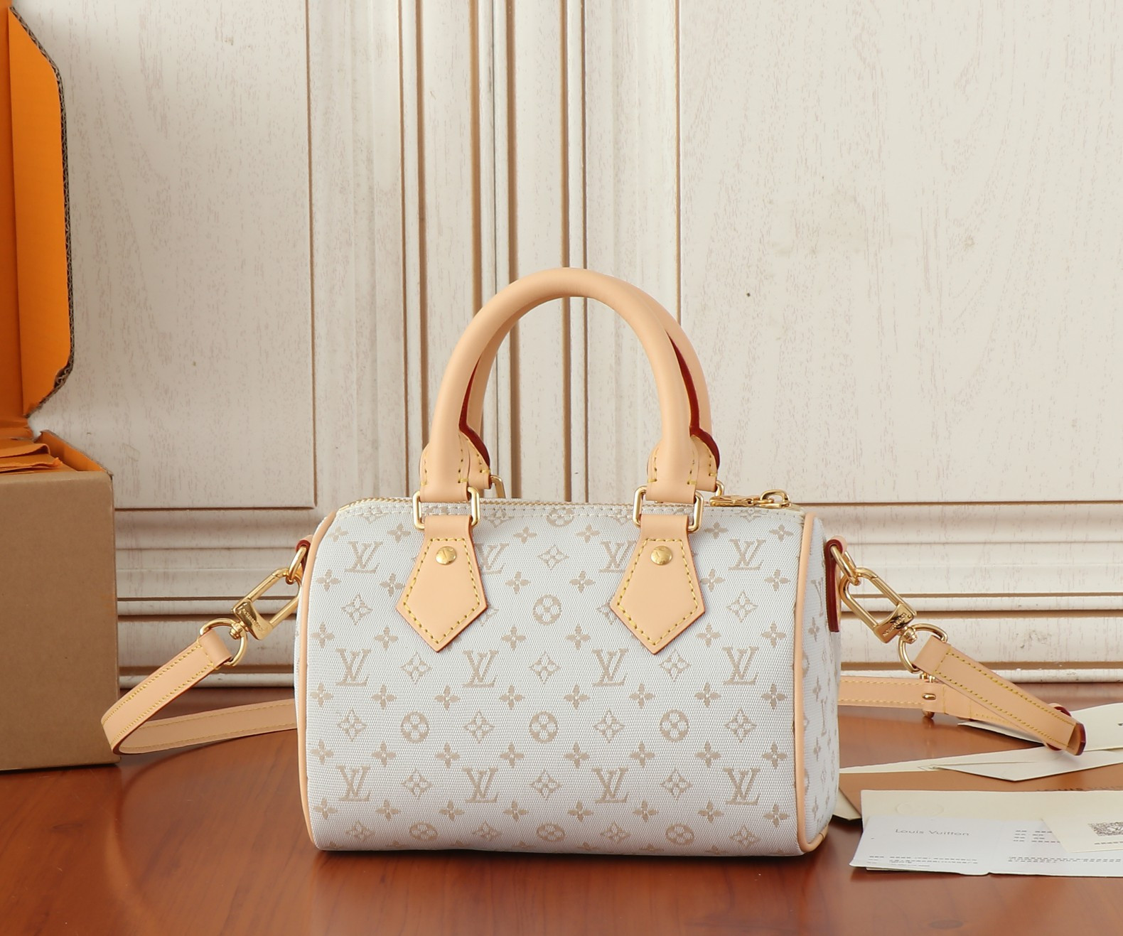 LV 24SS Speedy Bandoulière 20 M12747 20.5x13.5x12CM - Image 4
