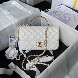 Chanel 24A Mini Classic Handbag 12 × 20 × 6 cm