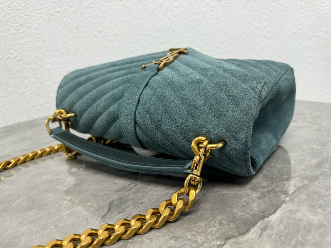 YSL LOULOU QUILTED SUEDE 23x17x9cm #1 - Image 8