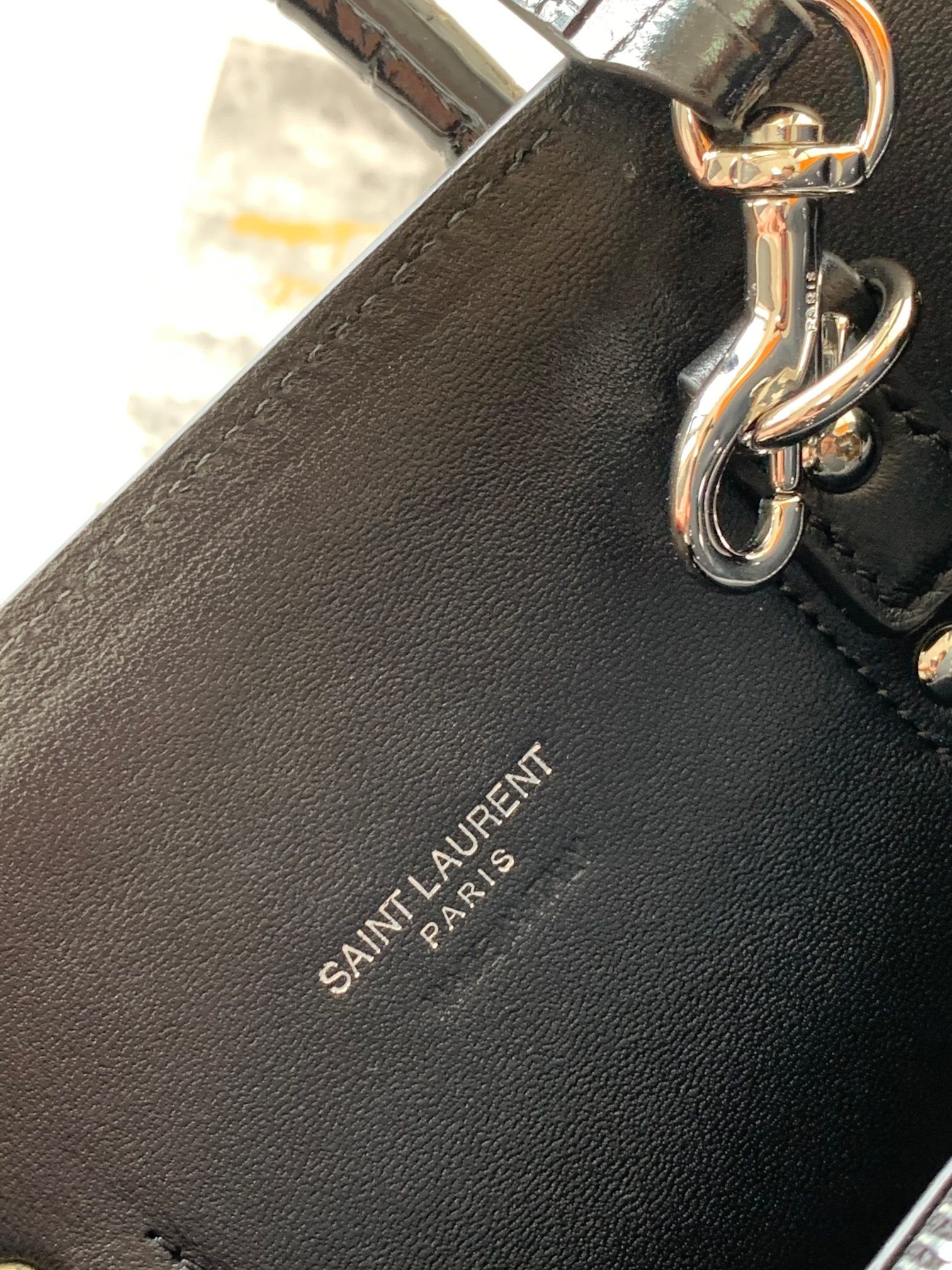 YSL SAC DE JOUR IN EMBOSSED CROCODILE LEATHER - baby 26x13.5x12.5cm - Image 10