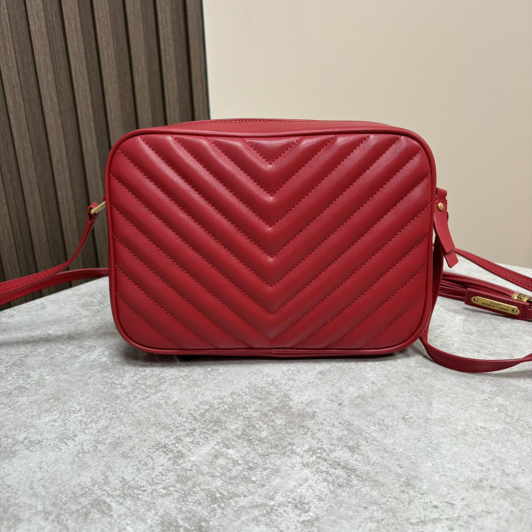YSL LOU camera bag in quilted leather 23x16x6cm - Image 3