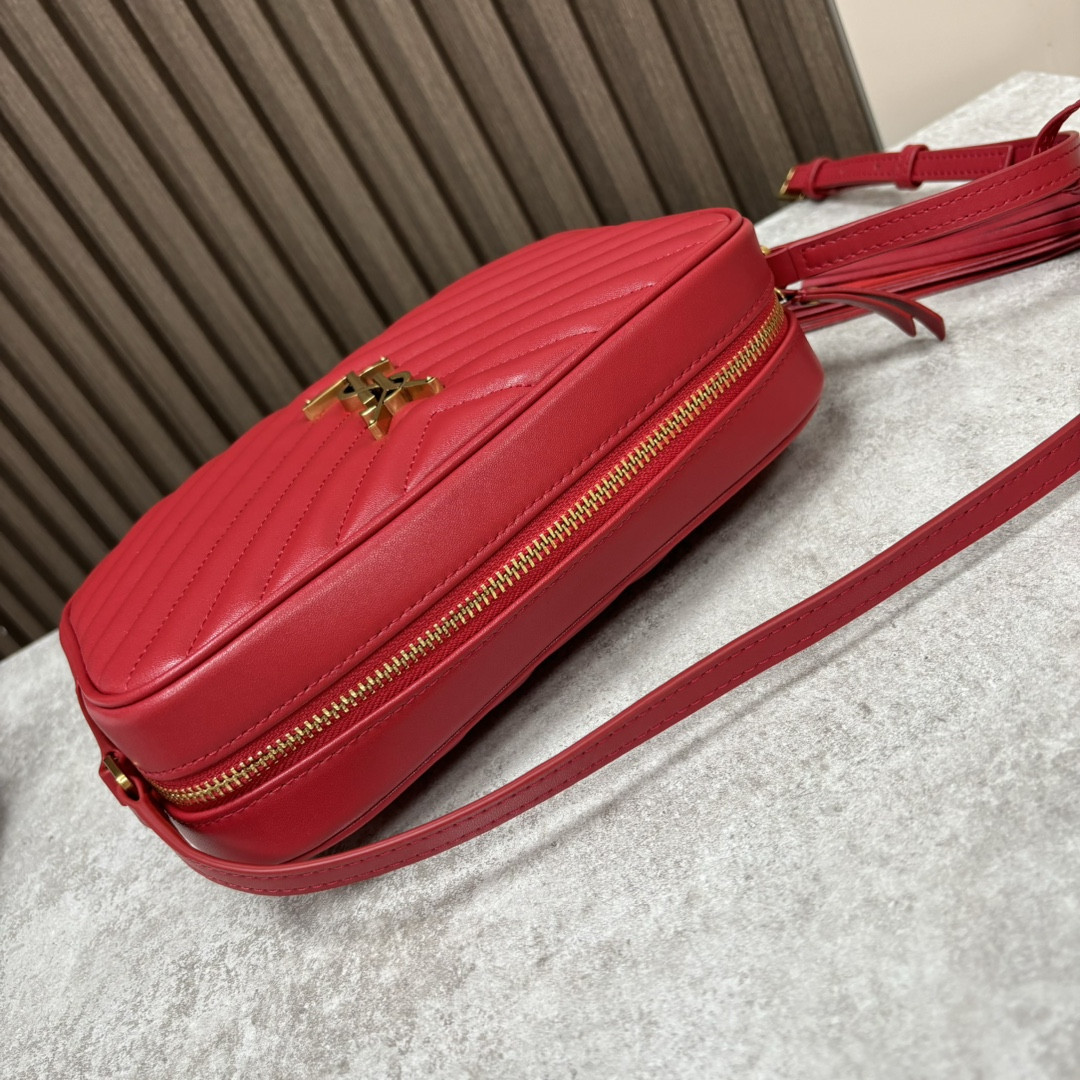 YSL LOU camera bag in quilted leather 23x16x6cm - Image 8
