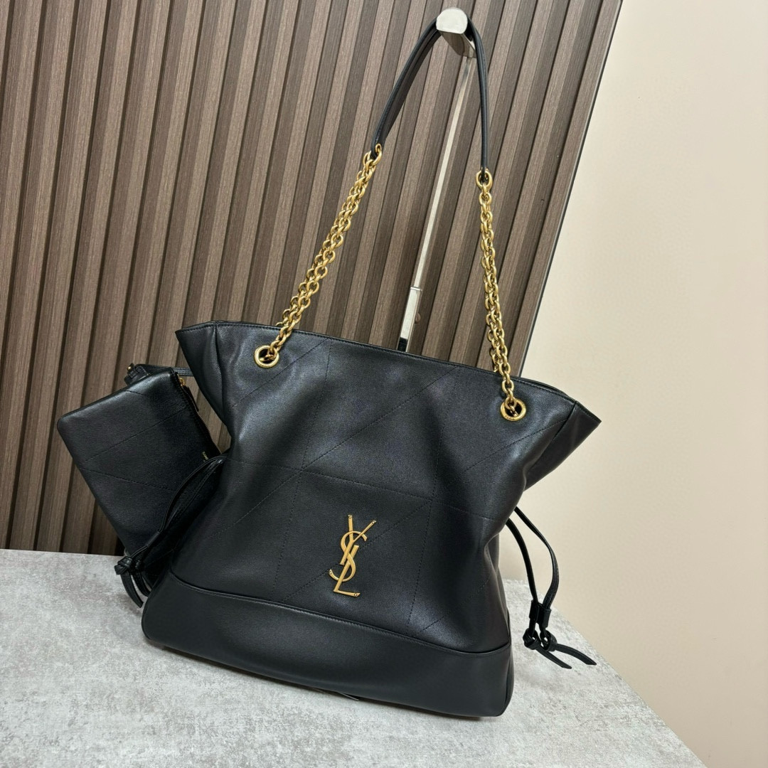 YSL JAMIE 4.3 LARGE POCHON in lambskin 27x34x3cm