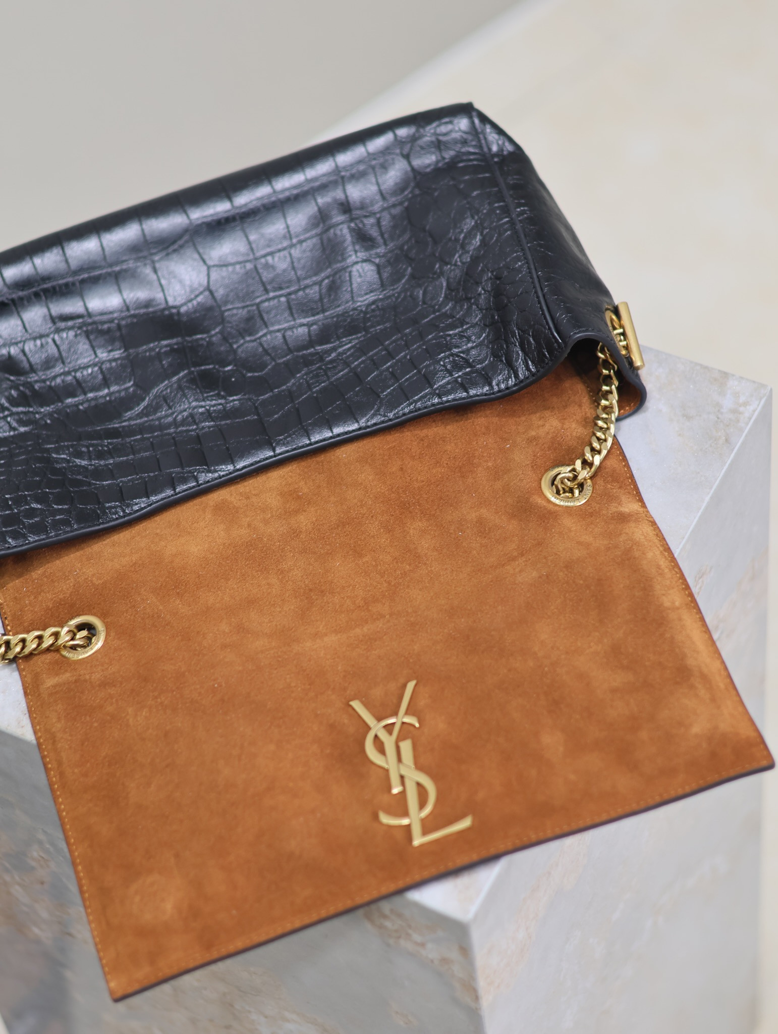YSL REVERSIBLE KATE 28.5x20x6cm - Image 9