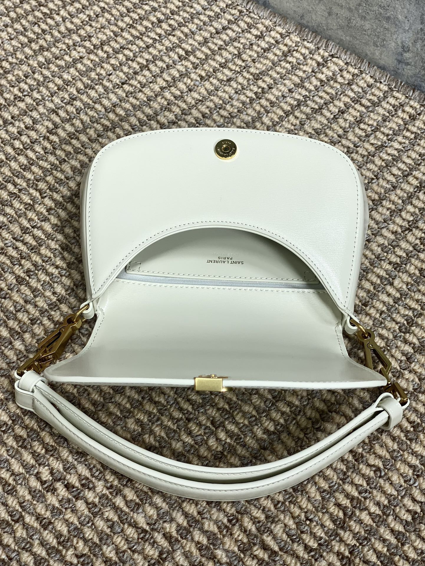YSL VOLTAIRE TOP HANDLE in BOX SAINT LAURENT 17.5X21X8cm - Image 8