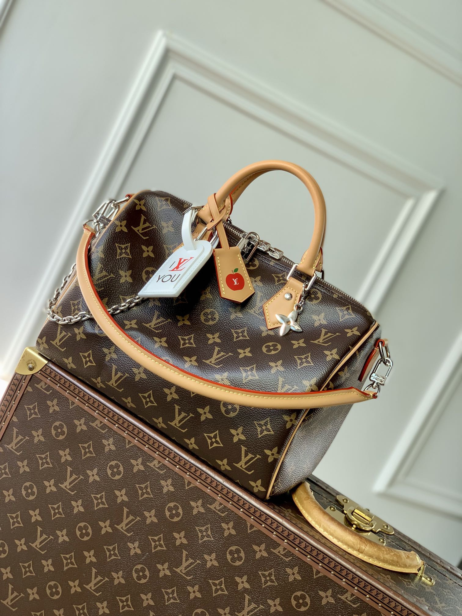LV 57TH Speedy NYC Soft 30 M12803 (30*21*17cm) - Image 2
