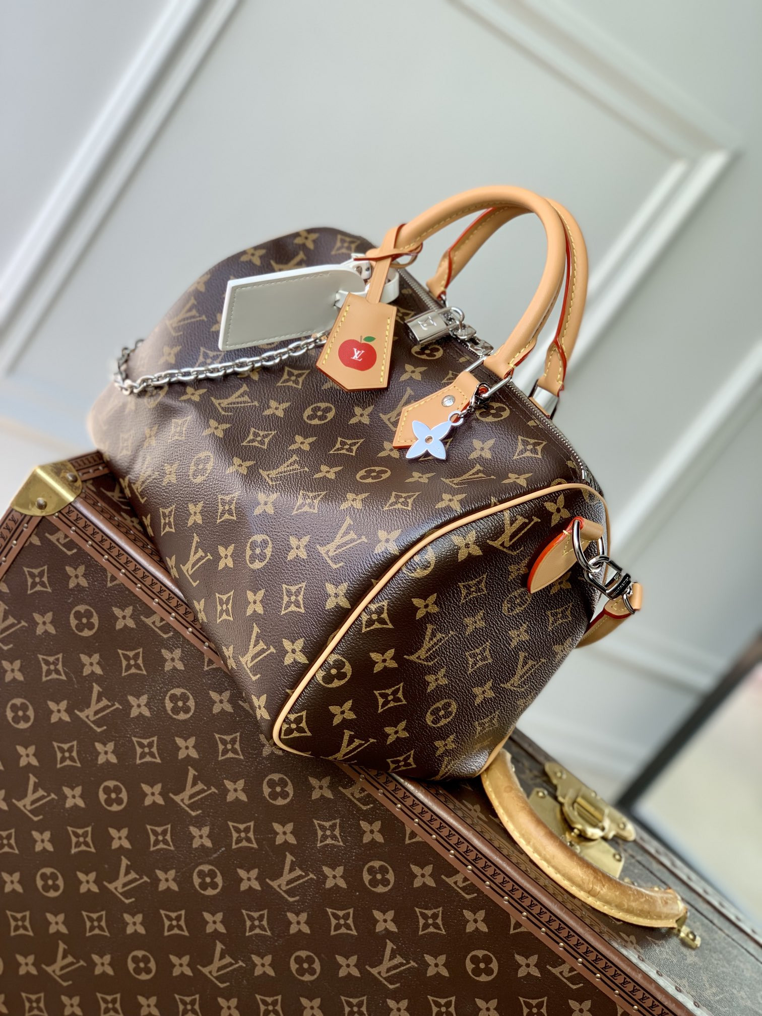 LV 57TH Speedy NYC Soft 30 M12803 (30*21*17cm) - Image 3