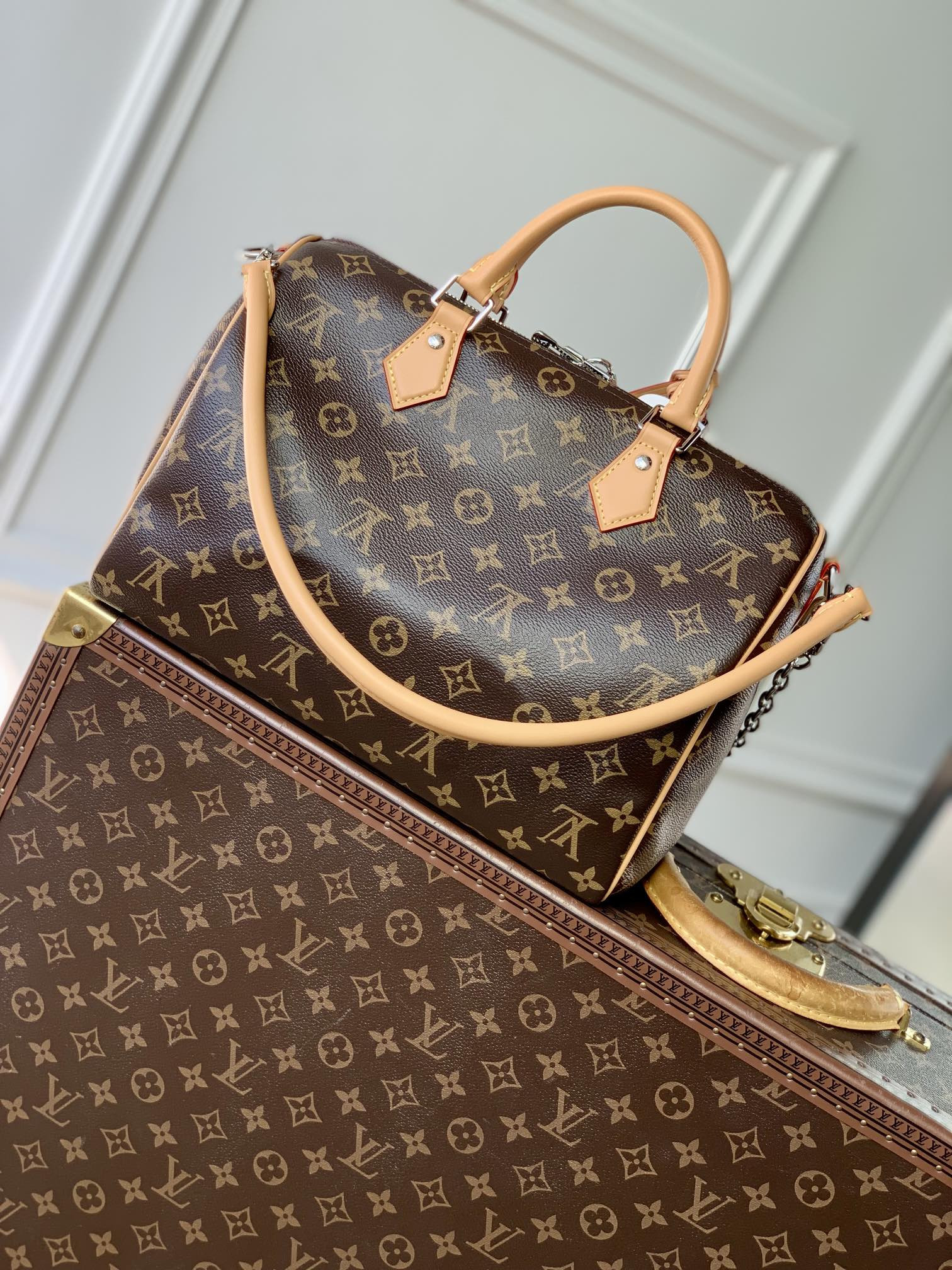 LV 57TH Speedy NYC Soft 30 M12803 (30*21*17cm) - Image 4