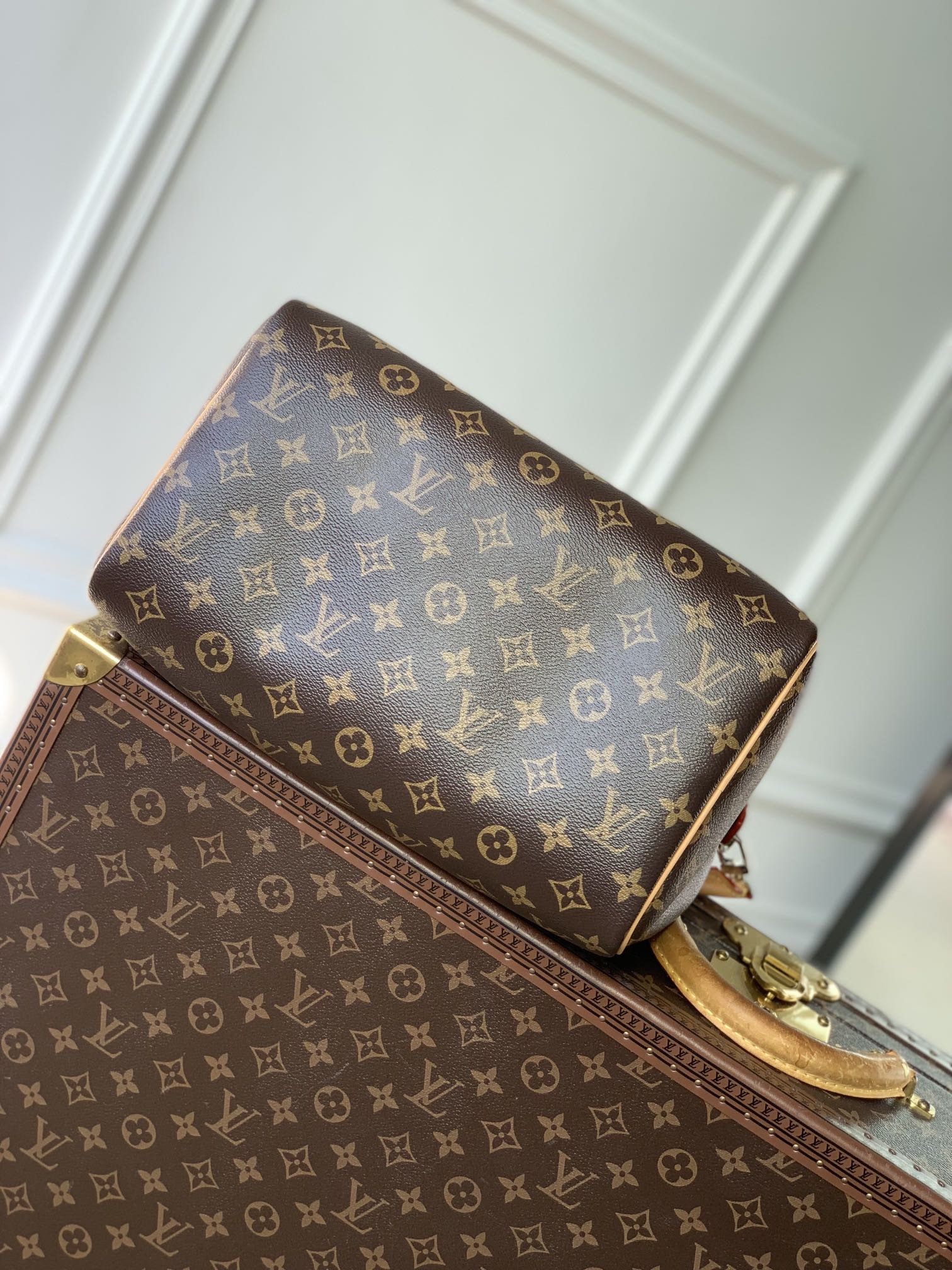 LV 57TH Speedy NYC Soft 30 M12803 (30*21*17cm) - Image 5
