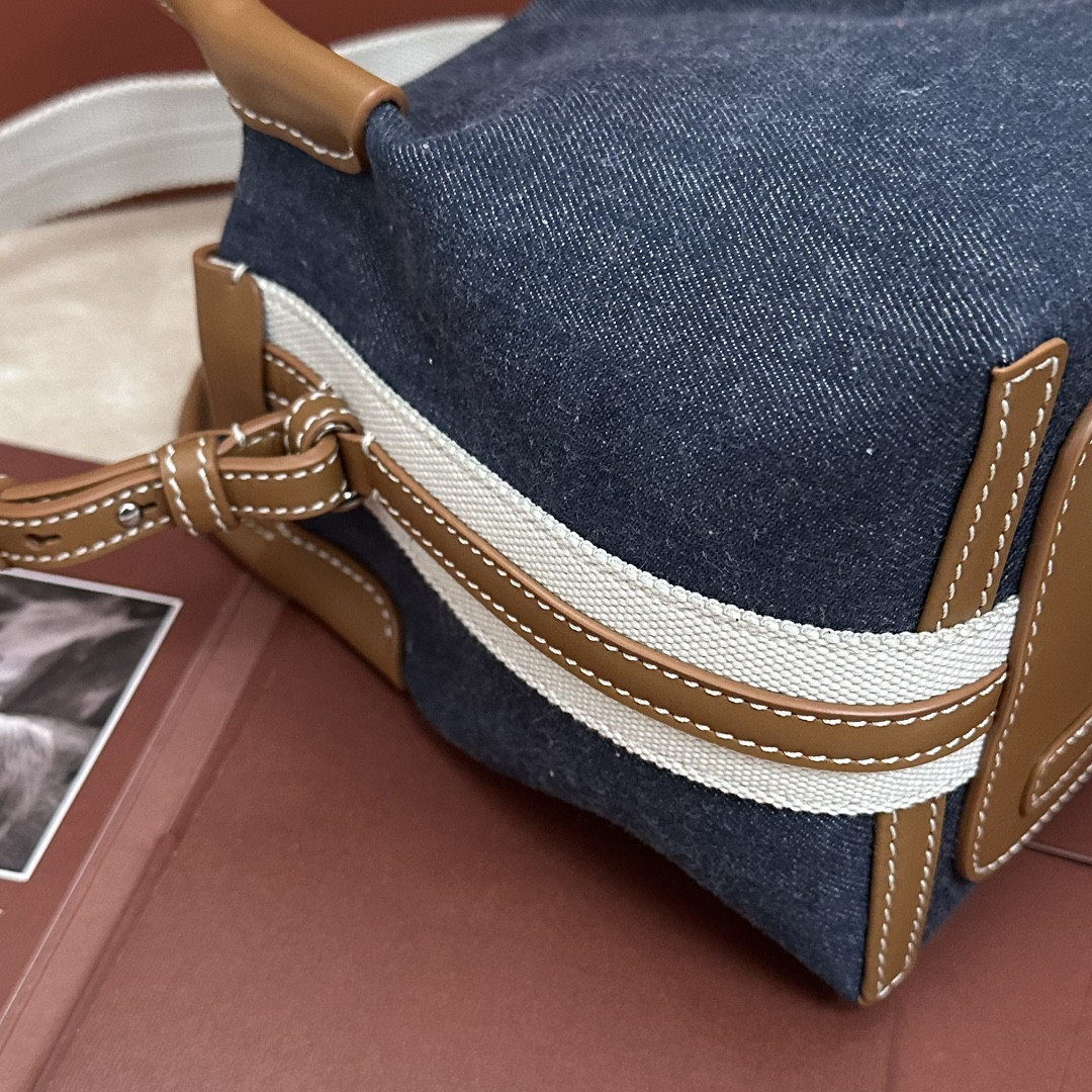 Loro Piana Micro Bale Cotton bag FAM7943 (23*16*14cm) - Image 7