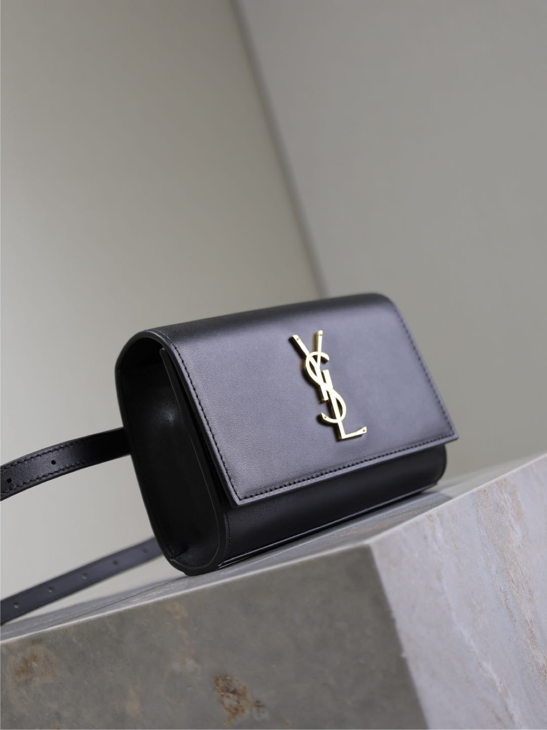 YSL kate belt bag in grain de poudre-embossed leather 18x12x4.5cm - Image 5
