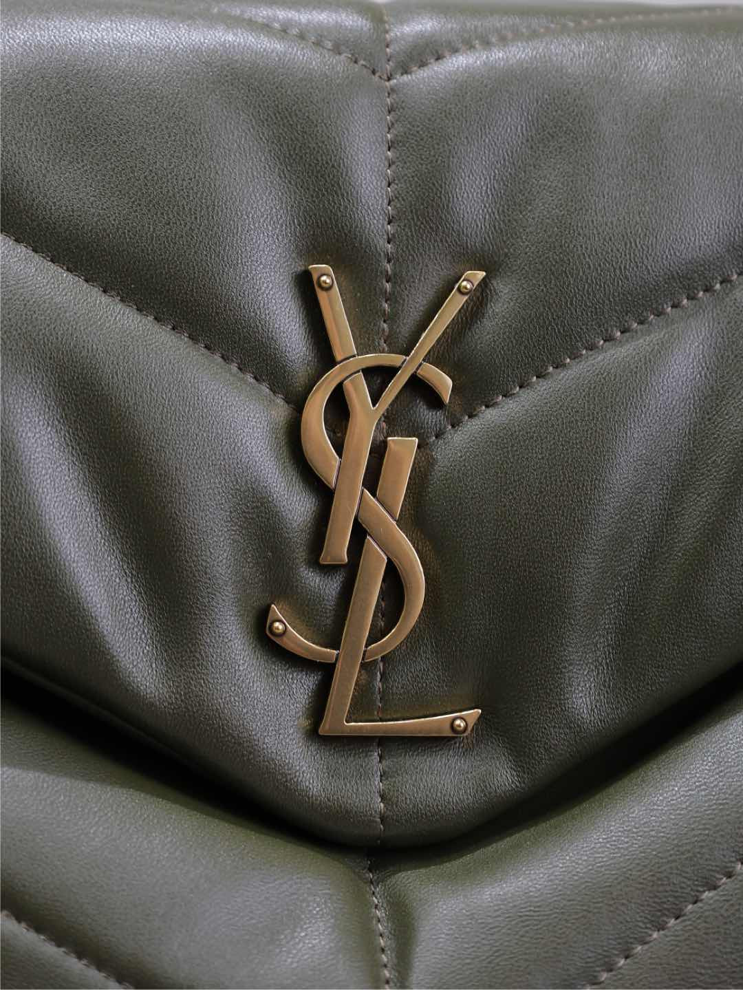 YSL LOULOU PUFFER MEDIUM IN NAPPA LEATHER 35x23x13.5cm - Image 8