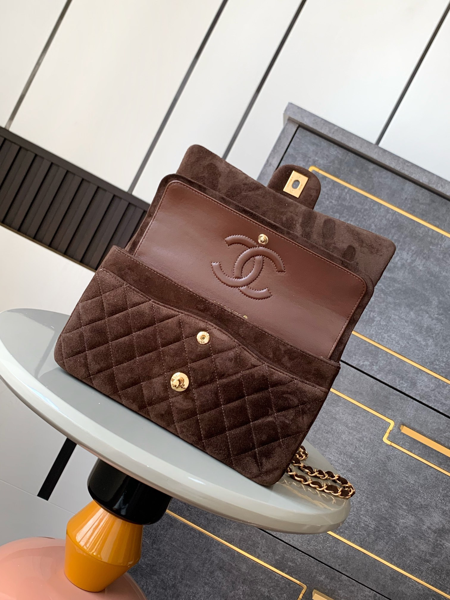 CHANEL CLASSIC 11.12 HANDBAG 25 15.5*25.5*6.5cm - Image 6