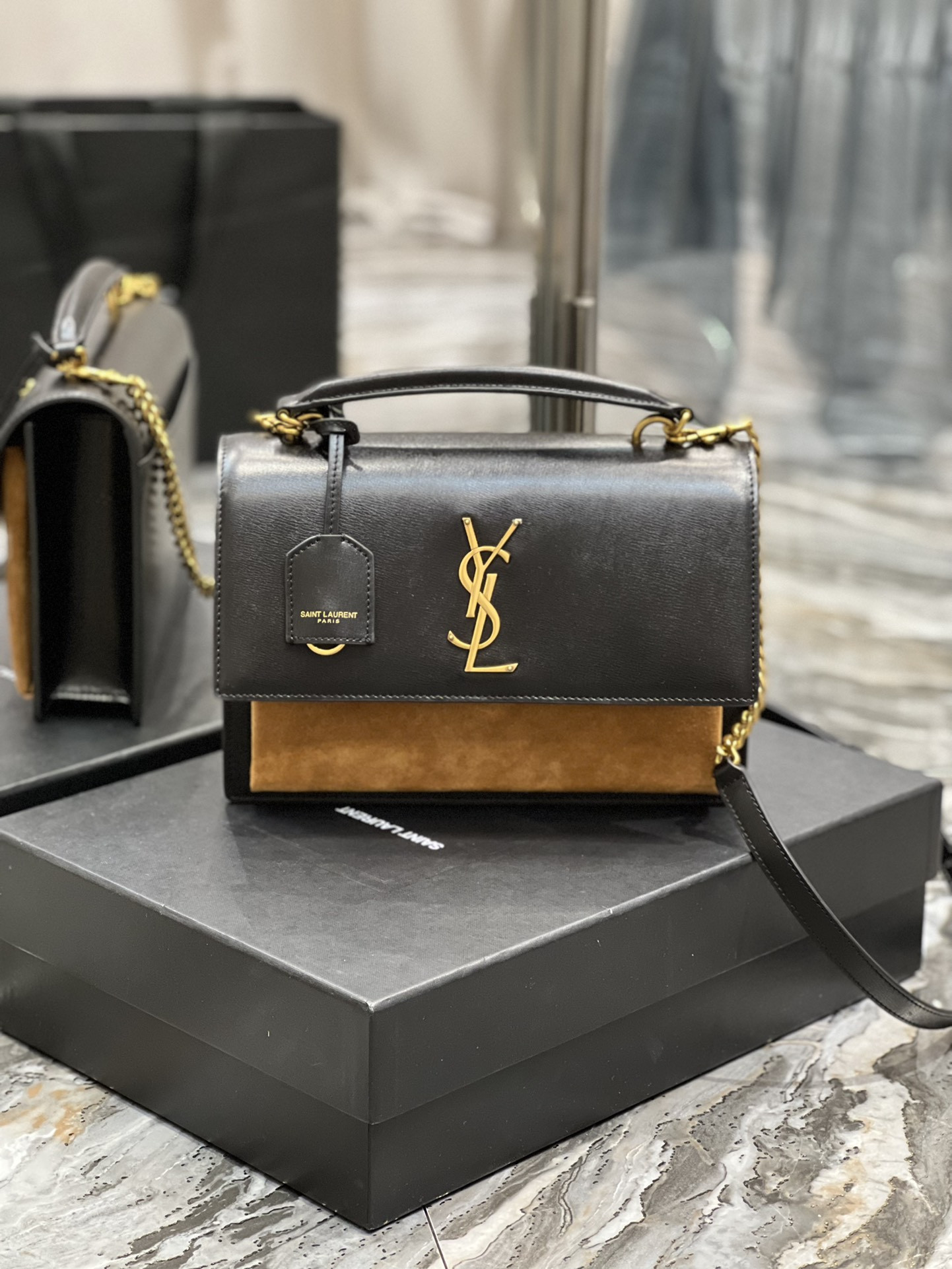 YSL Sumset Clutch (Box) 810997 22x12x2cm