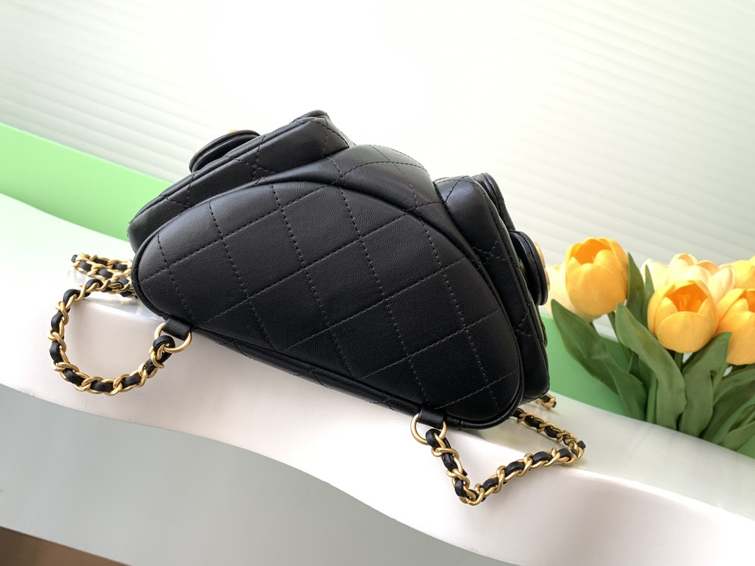 Chanel Backpack Shiny Lambskin AS5310 (24*18*7cm) - Image 5