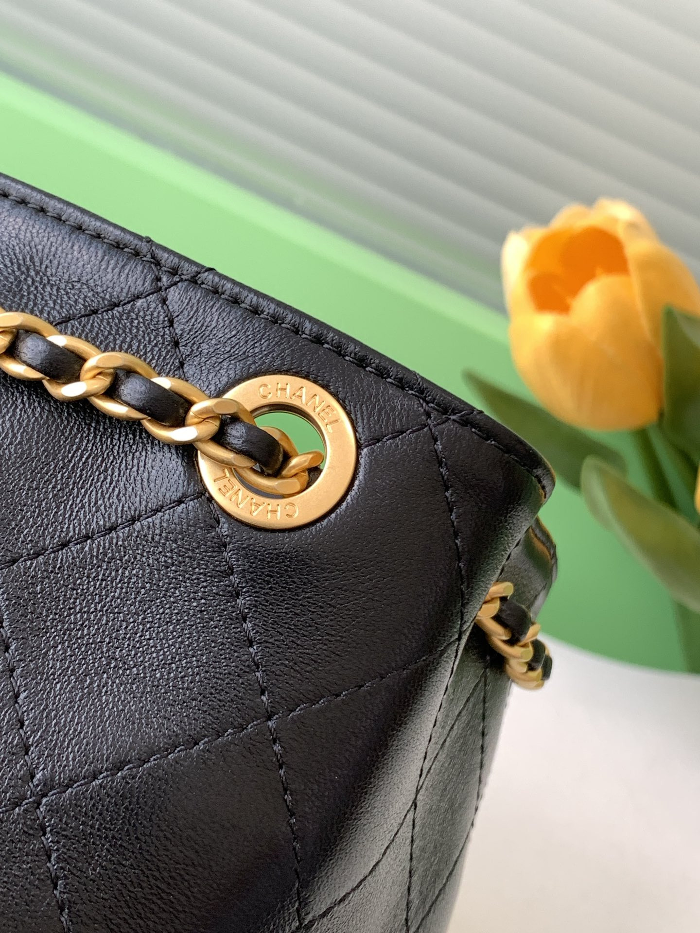 Chanel Backpack Shiny Lambskin AS5310 (24*18*7cm) - Image 6