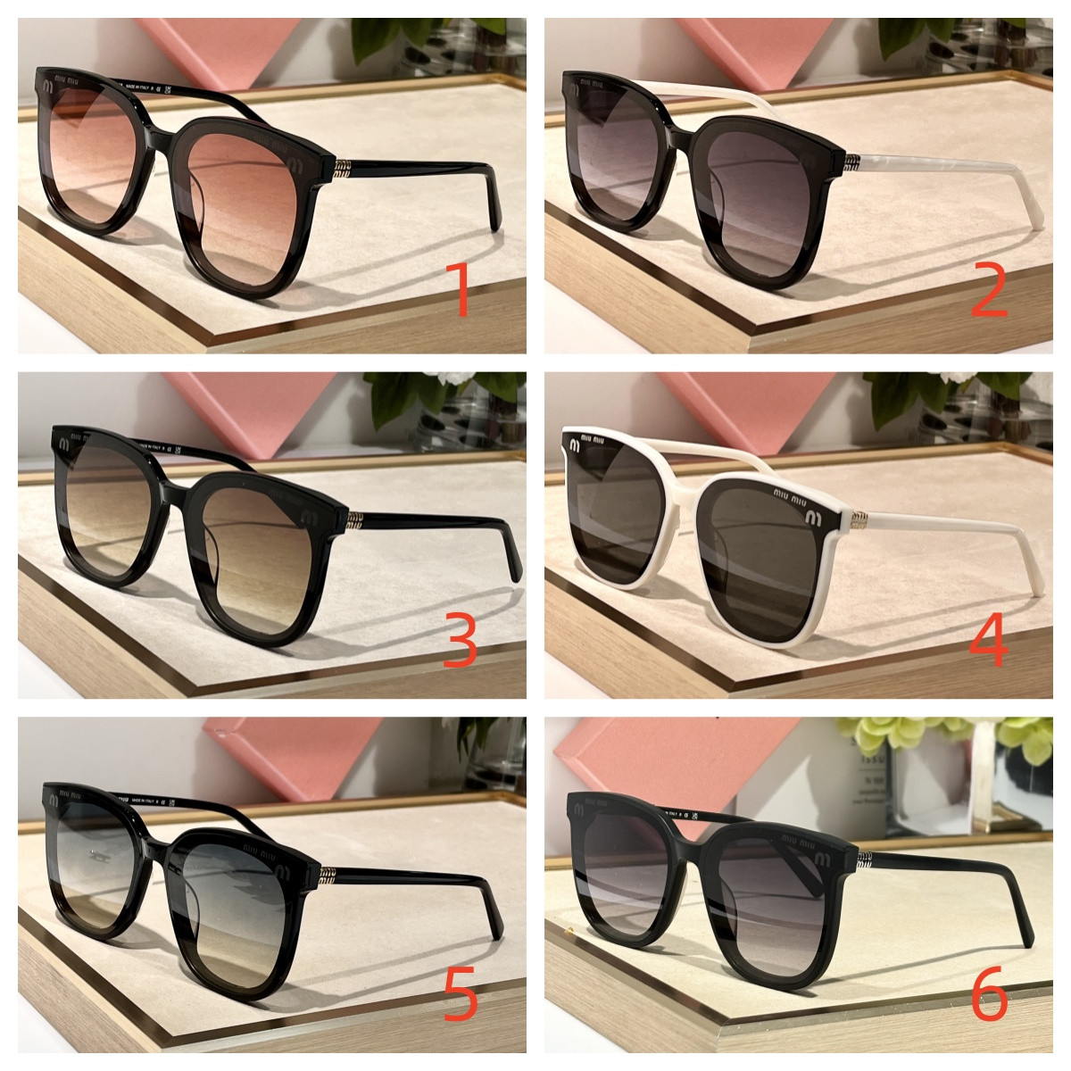 Miu Miu Glasses SMU08Z 65-18-140 - Image 2