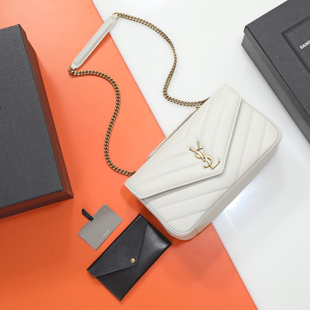 YSL LOULOU medium in MATELASS lambskin 29x17x8cm - Image 19
