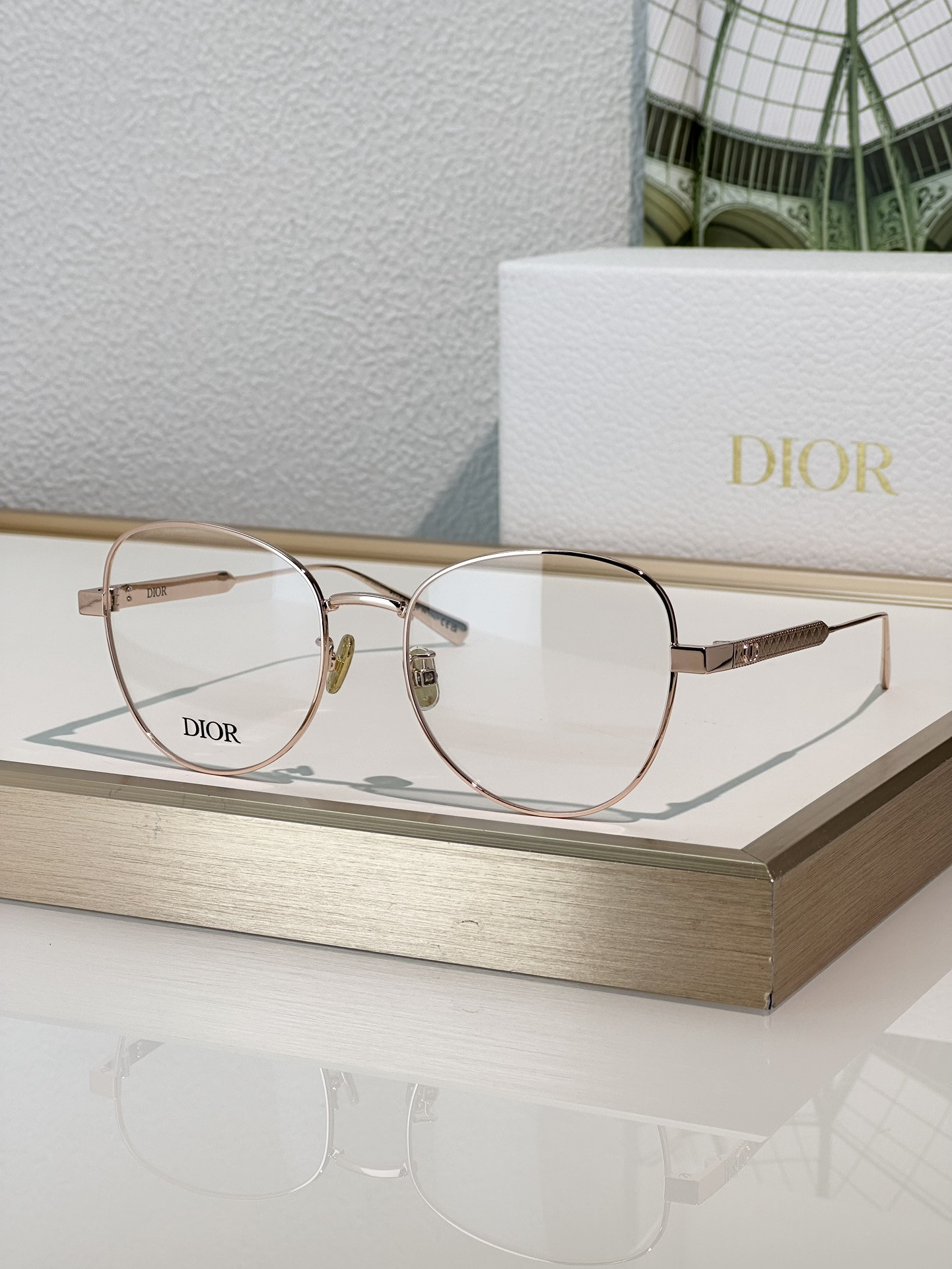 Dior Glasses Cannage B1F 54-19-140 - Image 9