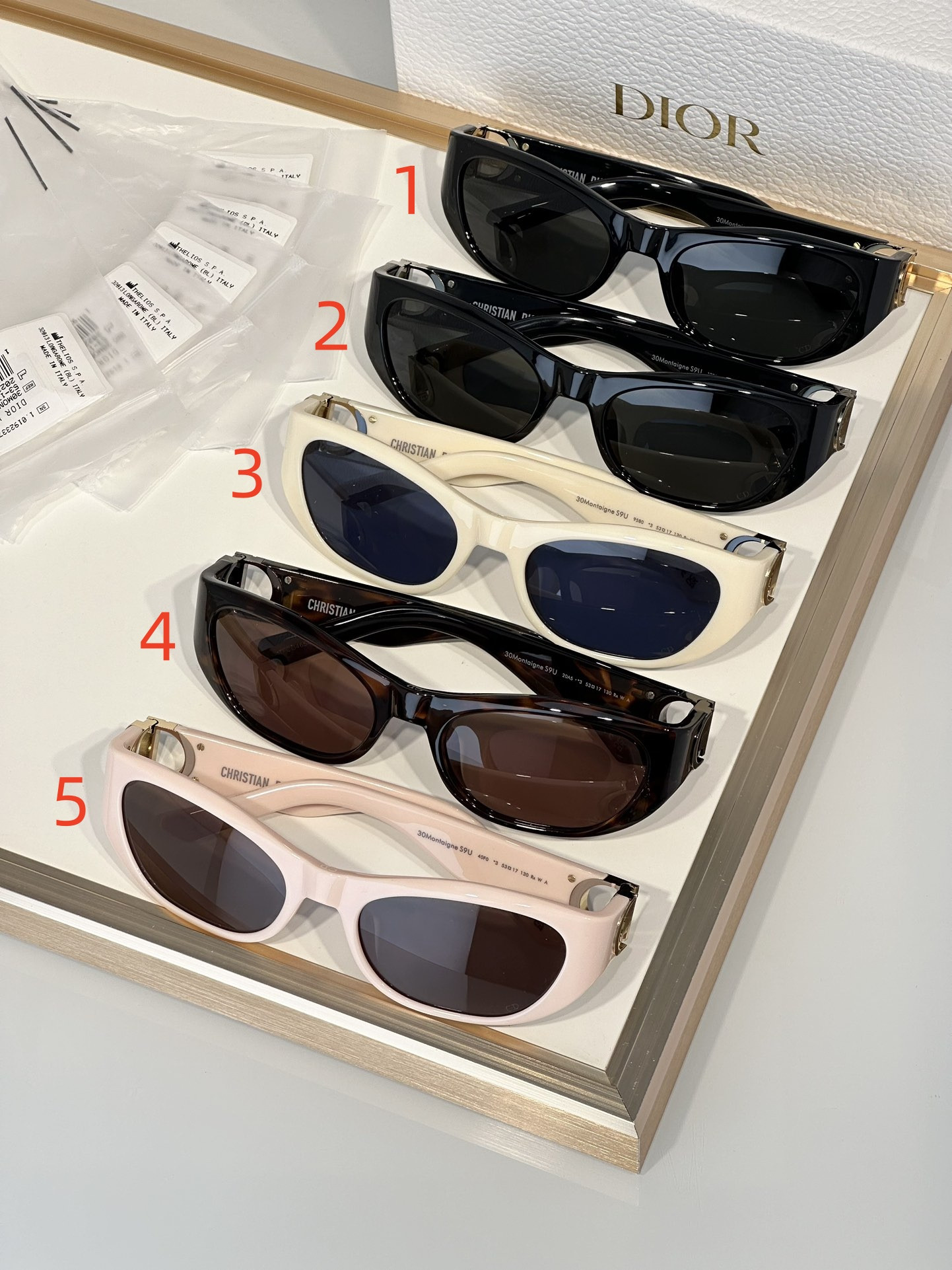 Dior Glasses 30Montaigne S9U 53-17-130 - Image 2