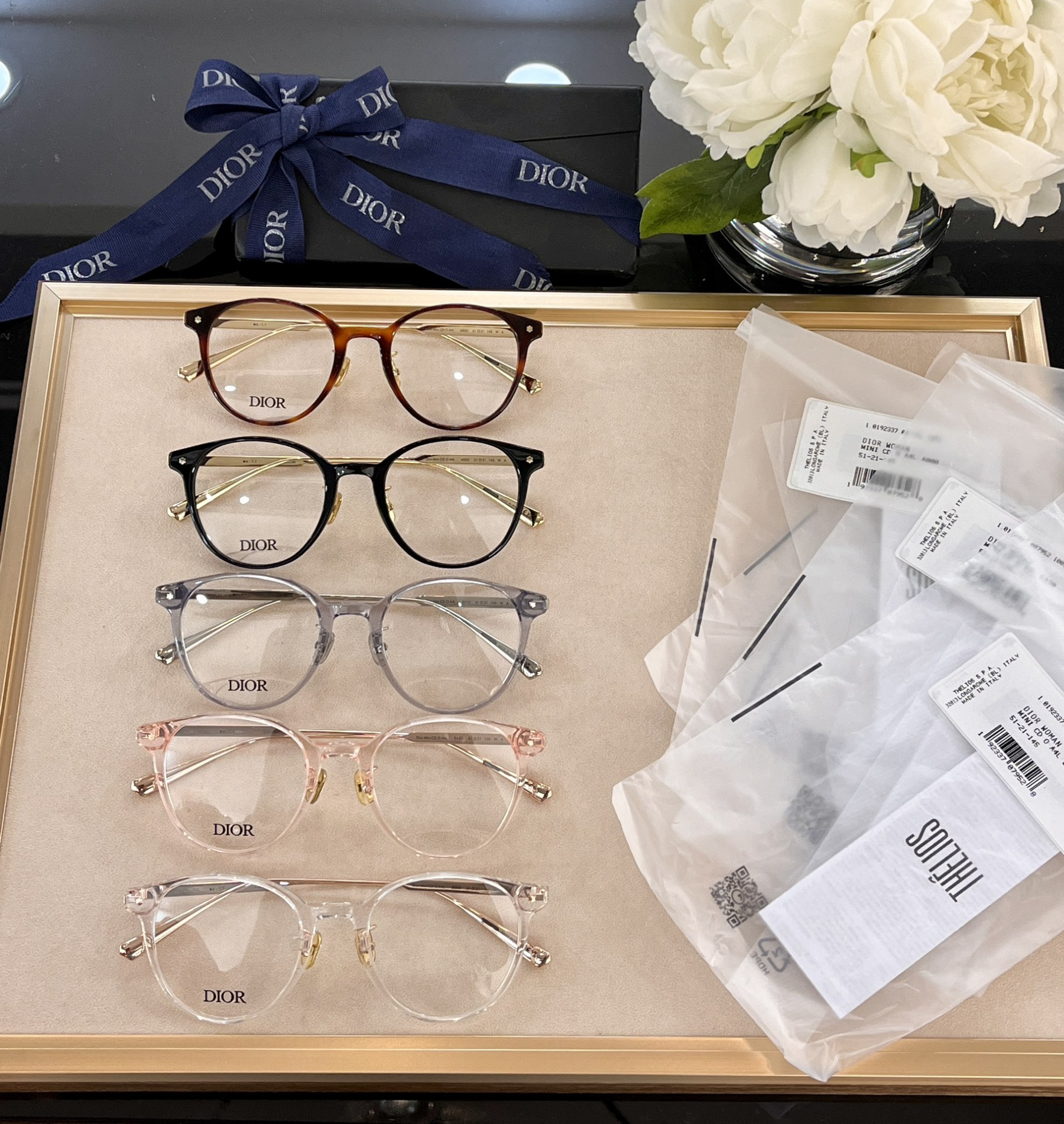 Dior Glasses mini CD O A4L 51-21-145 - Image 3