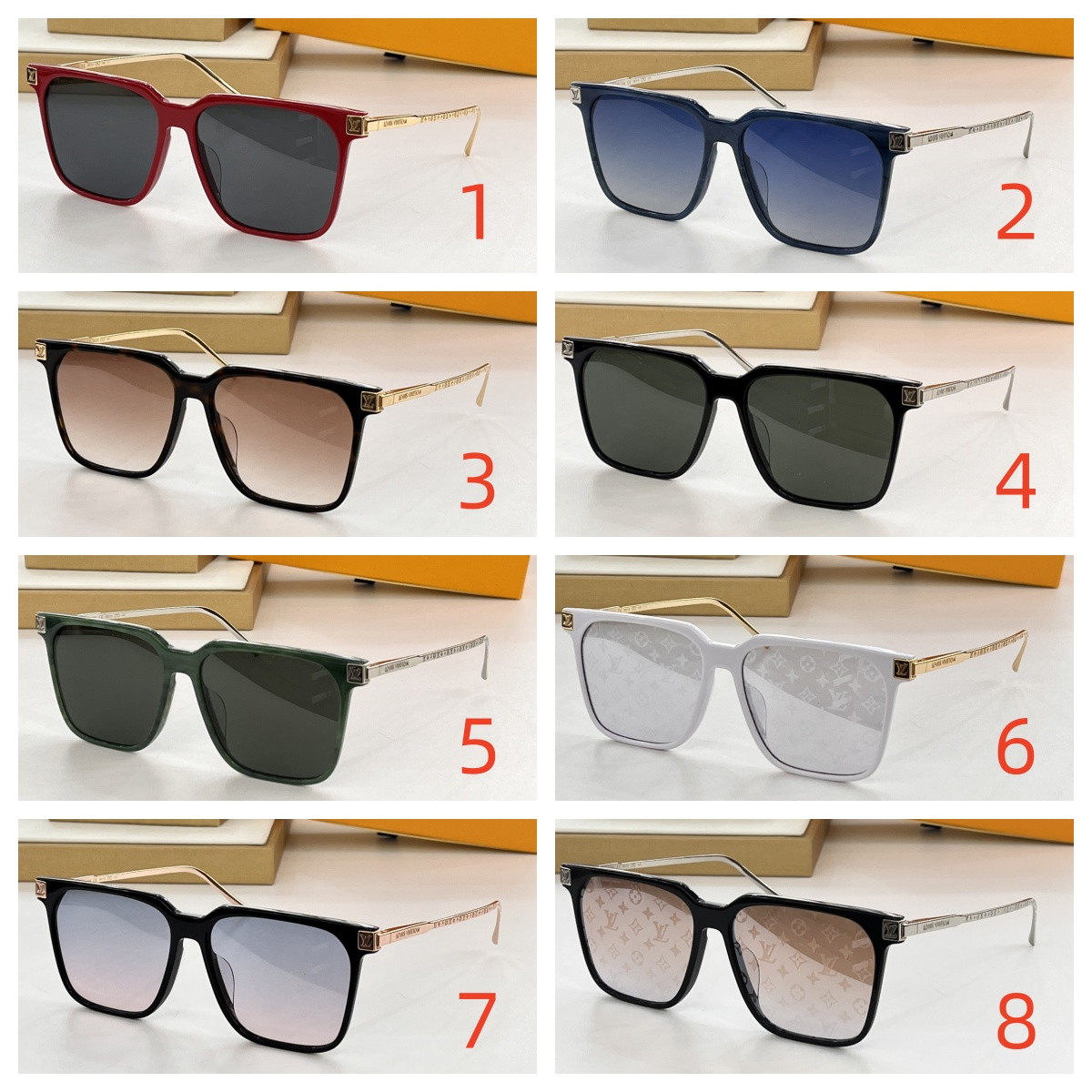 LV Sunglasses Z1826 56-15-145 - Image 2