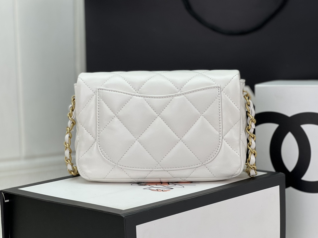Chanel FLAP HANDBAG CF 21x14x6cm - Image 3