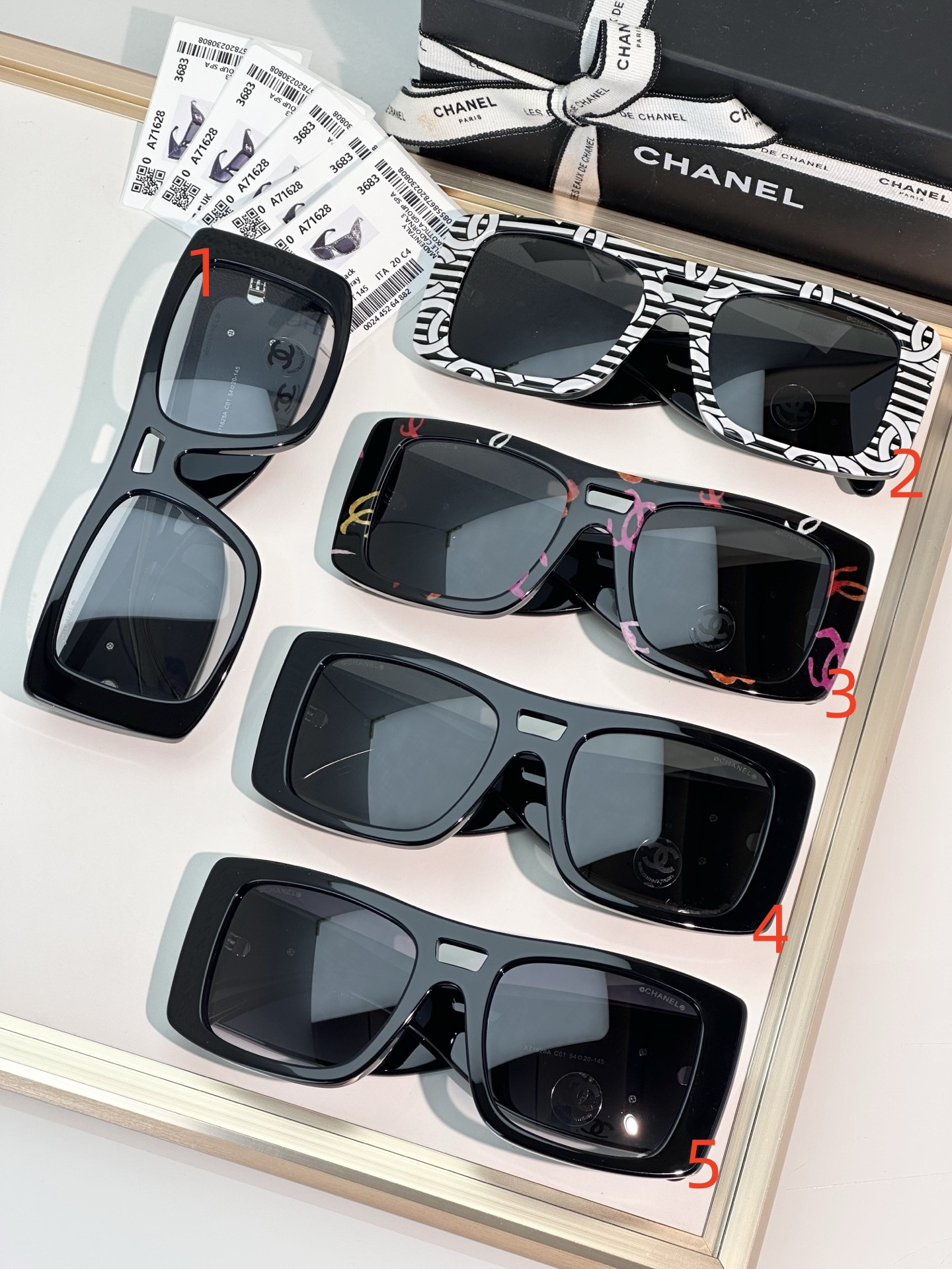 Chanel Glasses A71628 54-20-145 - Image 2