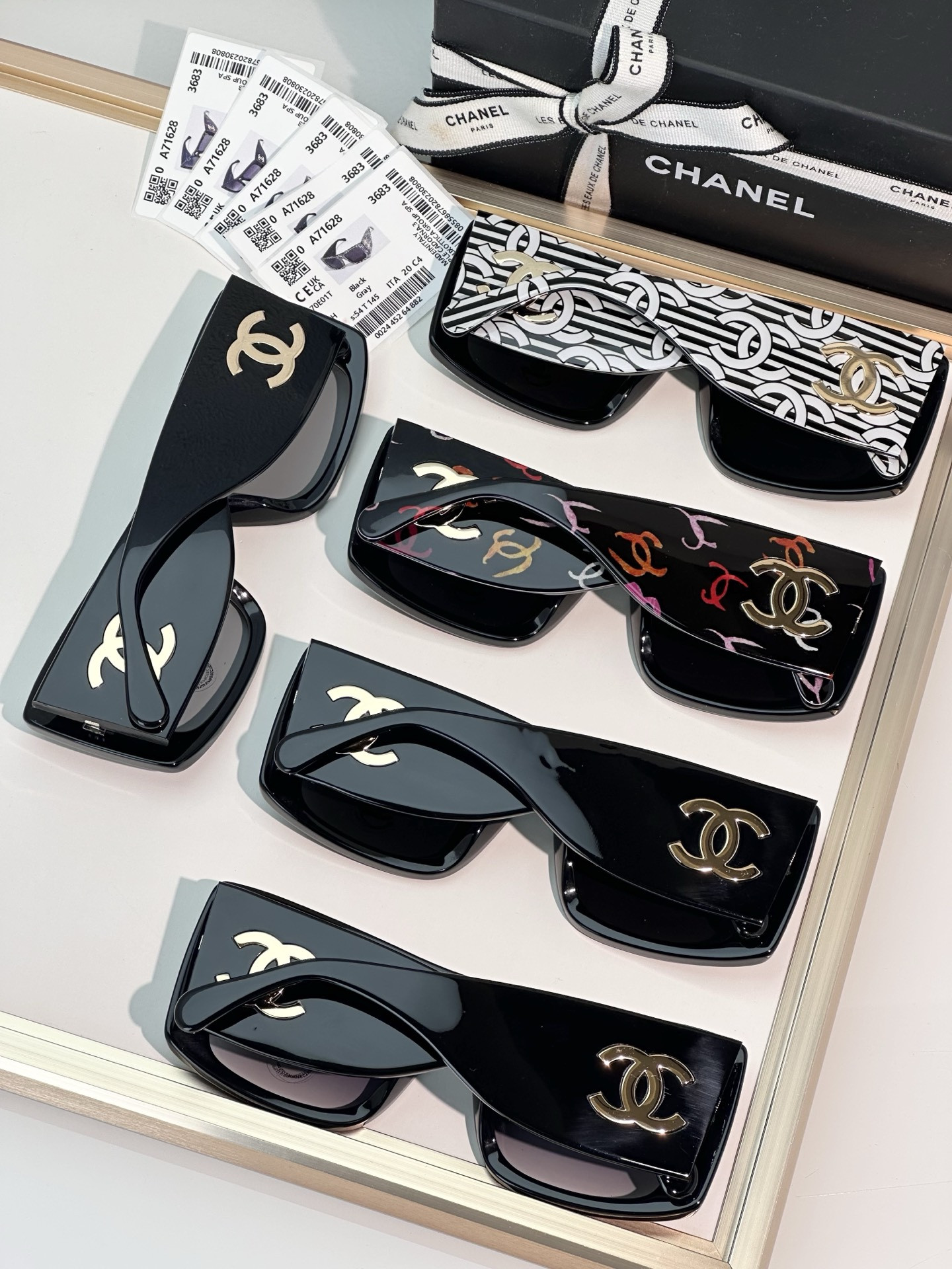 Chanel Glasses A71628 54-20-145 - Image 3