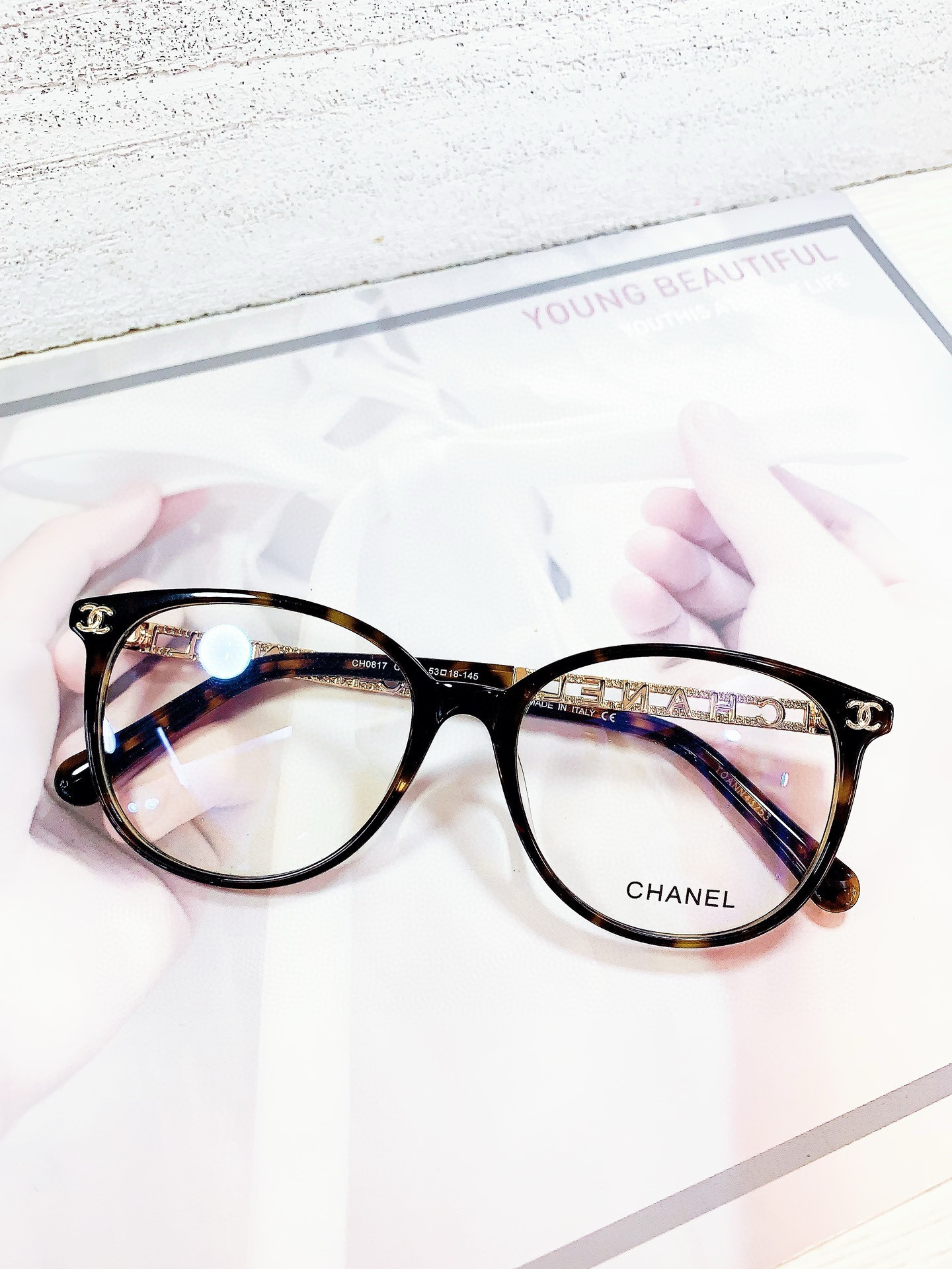 Chanel Glasses CH0187 53-18-145 - Image 11
