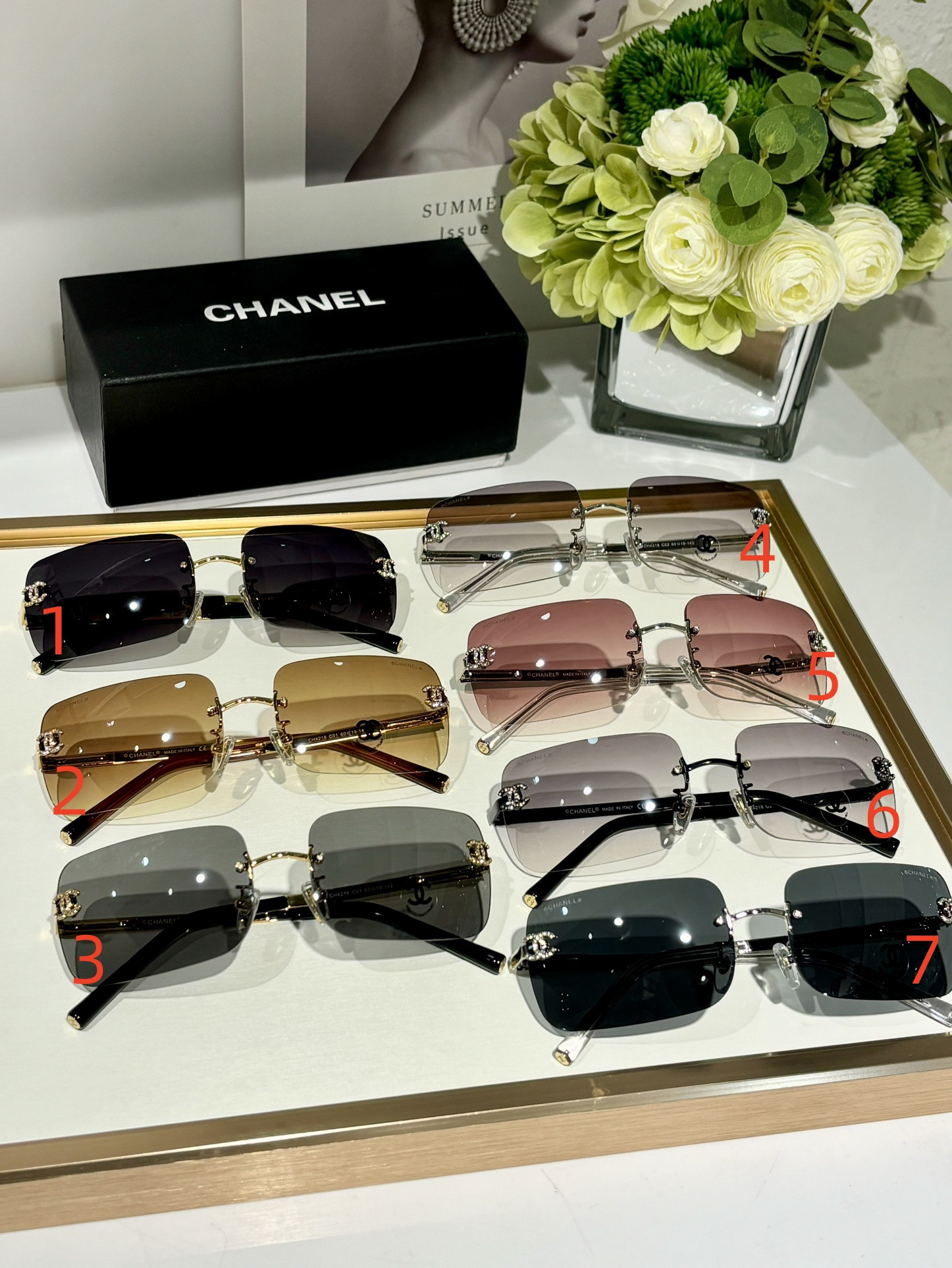 Chanel Glasses CH4218 60-19-14 - Image 2
