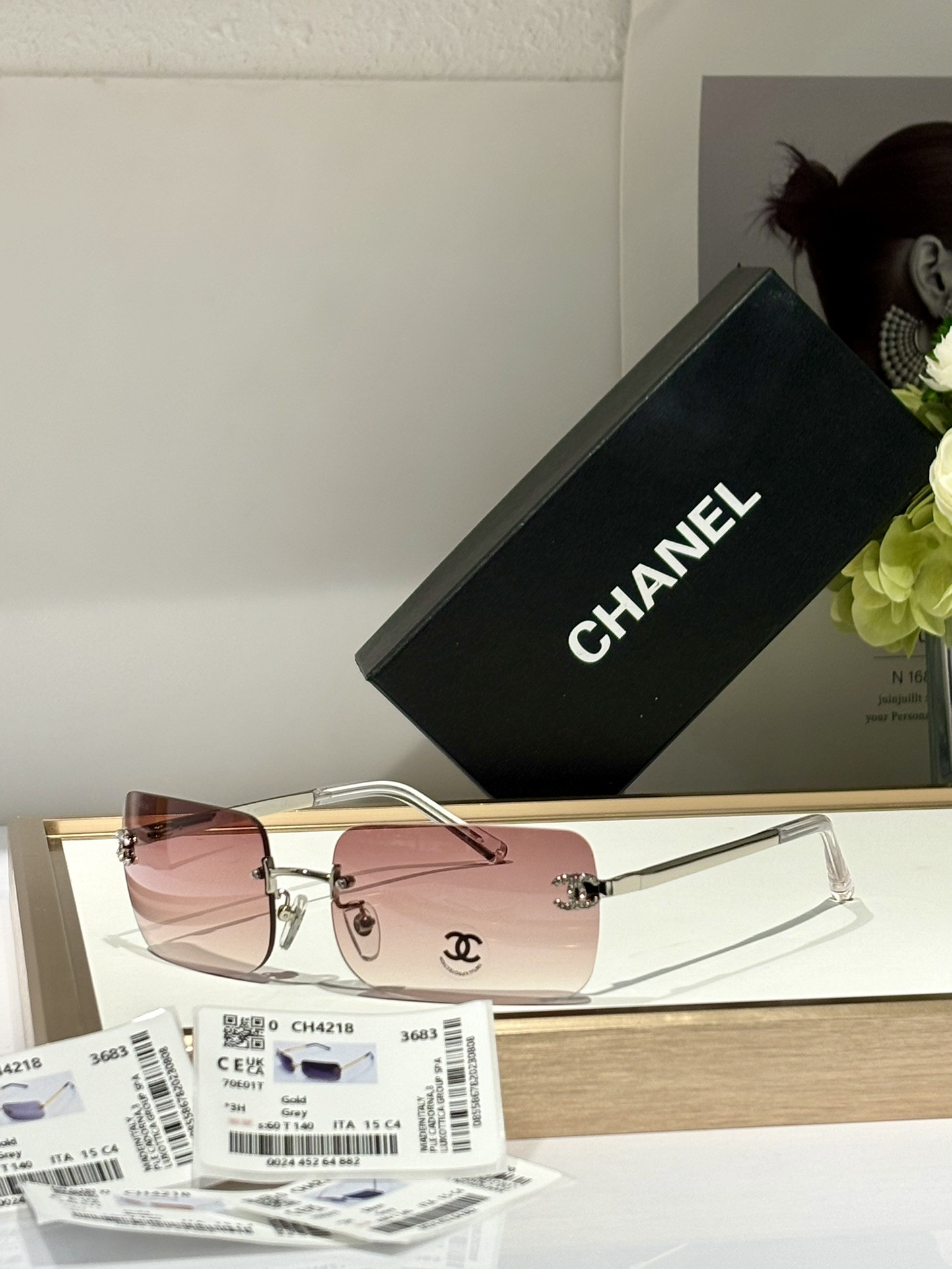 Chanel Glasses CH4218 60-19-14 - Image 3