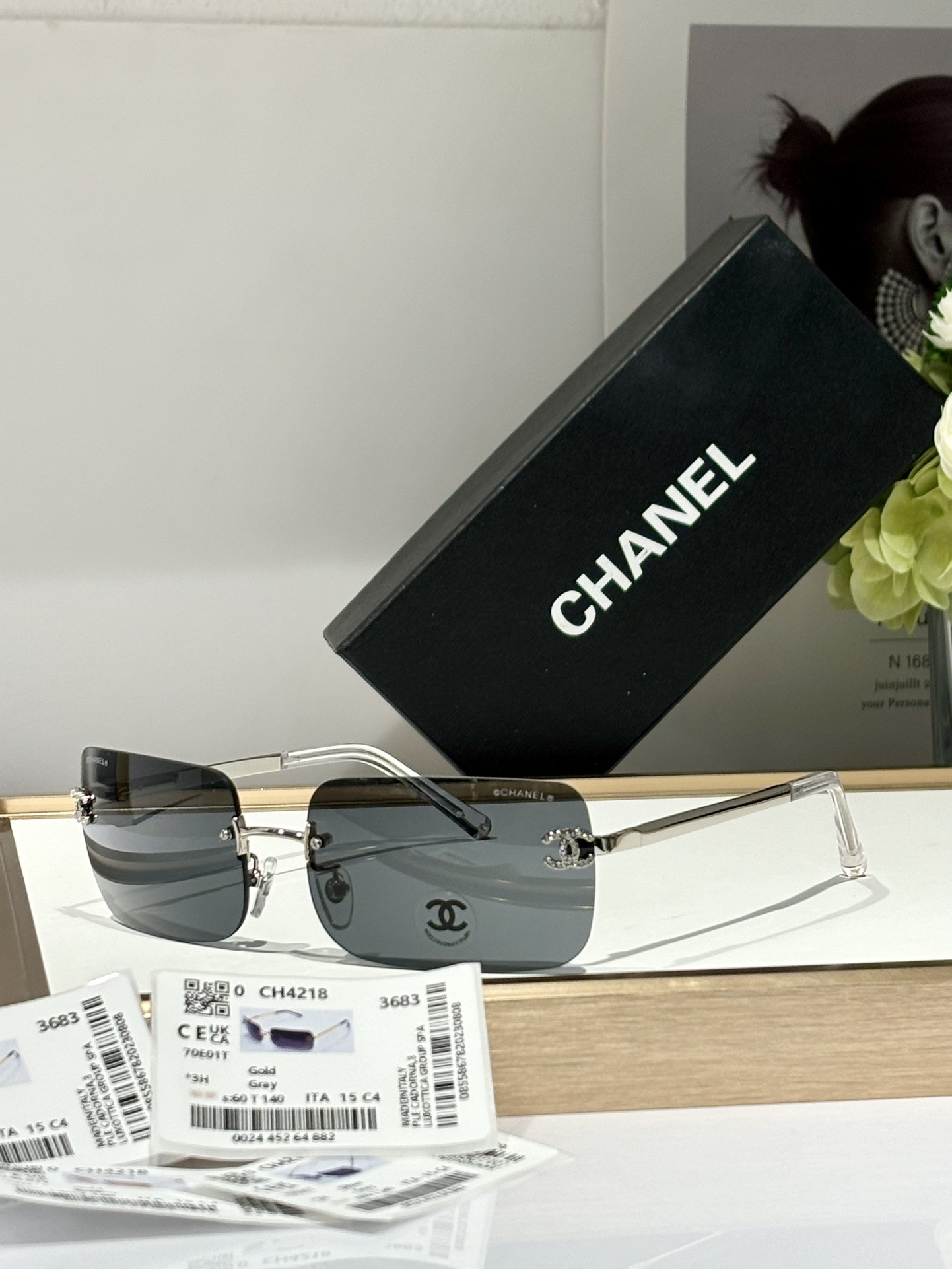 Chanel Glasses CH4218 60-19-14 - Image 4