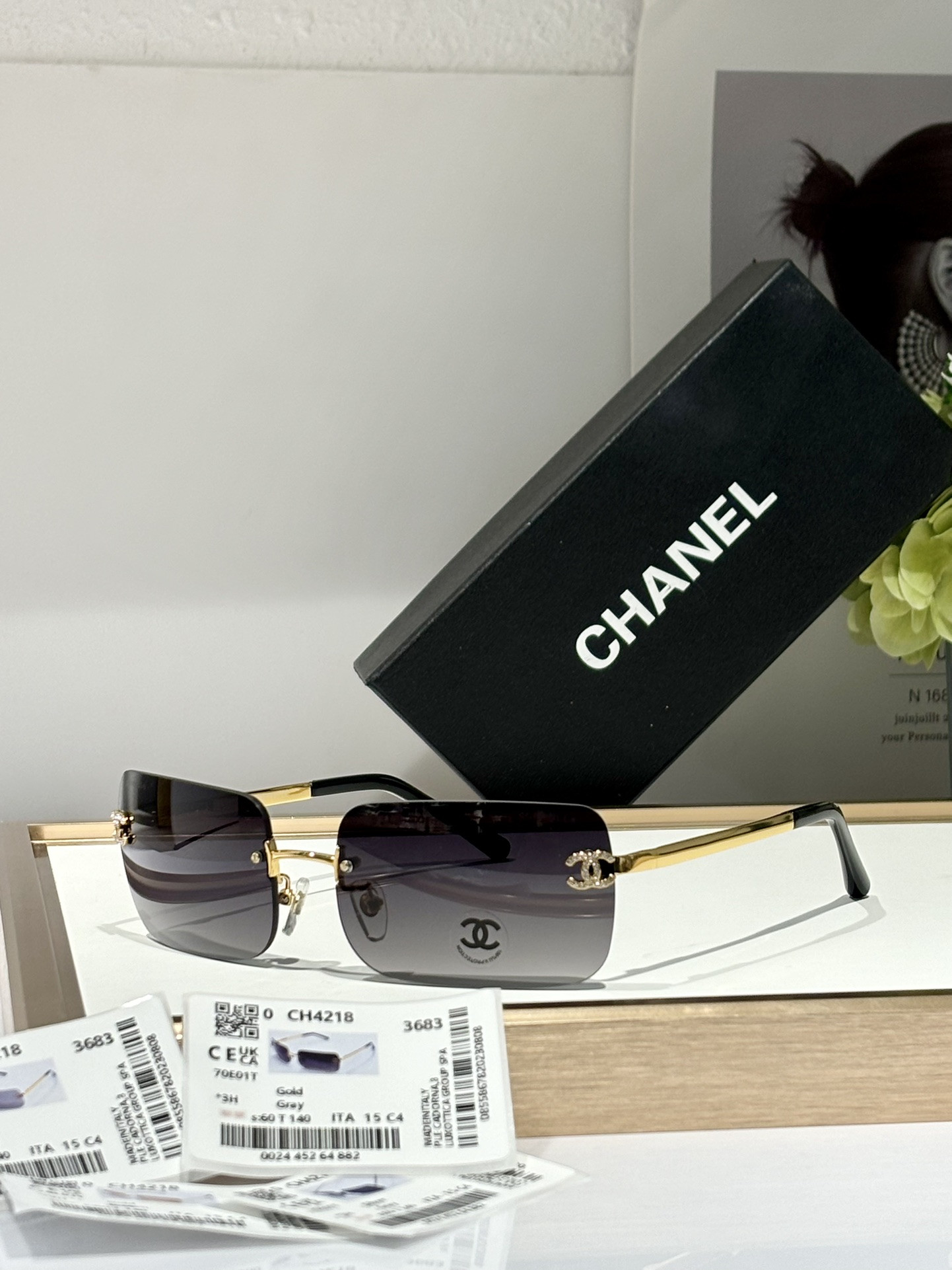 Chanel Glasses CH4218 60-19-14 - Image 5