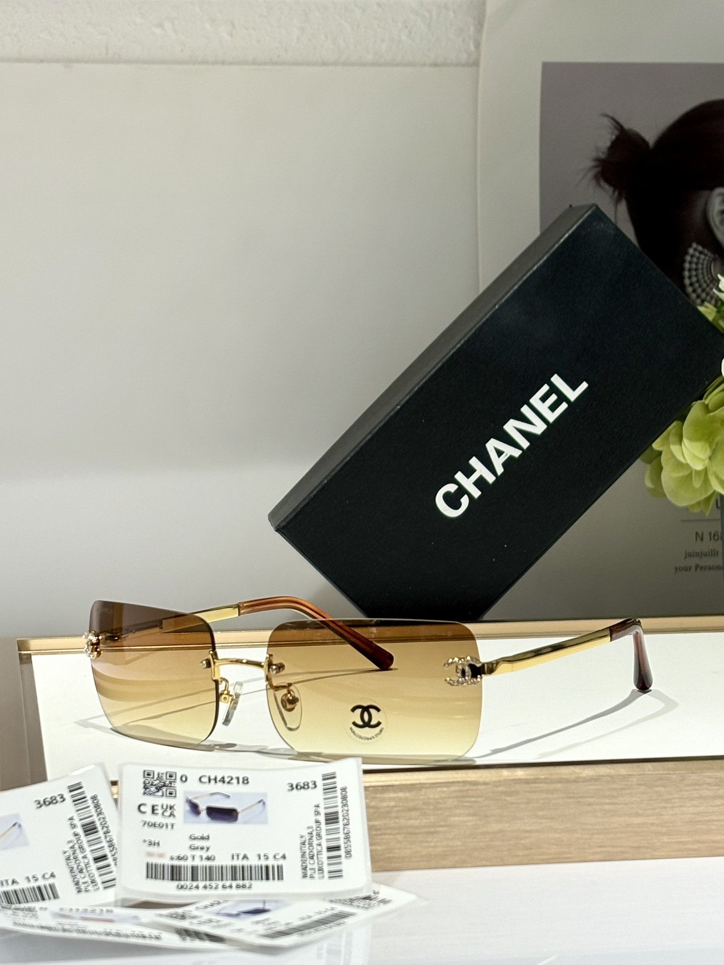 Chanel Glasses CH4218 60-19-14 - Image 6