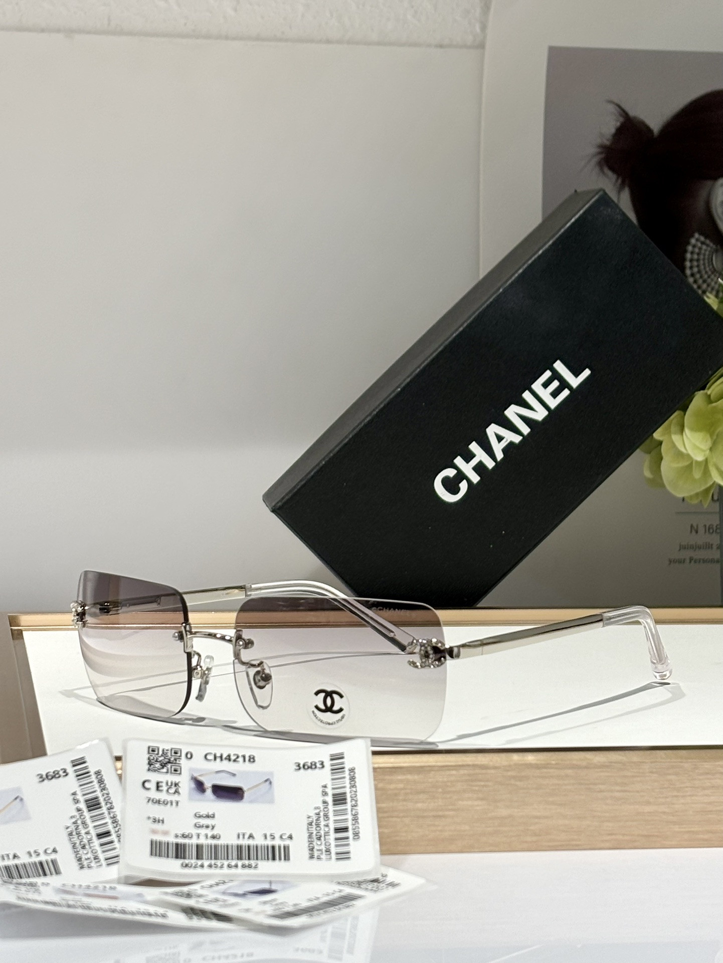 Chanel Glasses CH4218 60-19-14 - Image 7