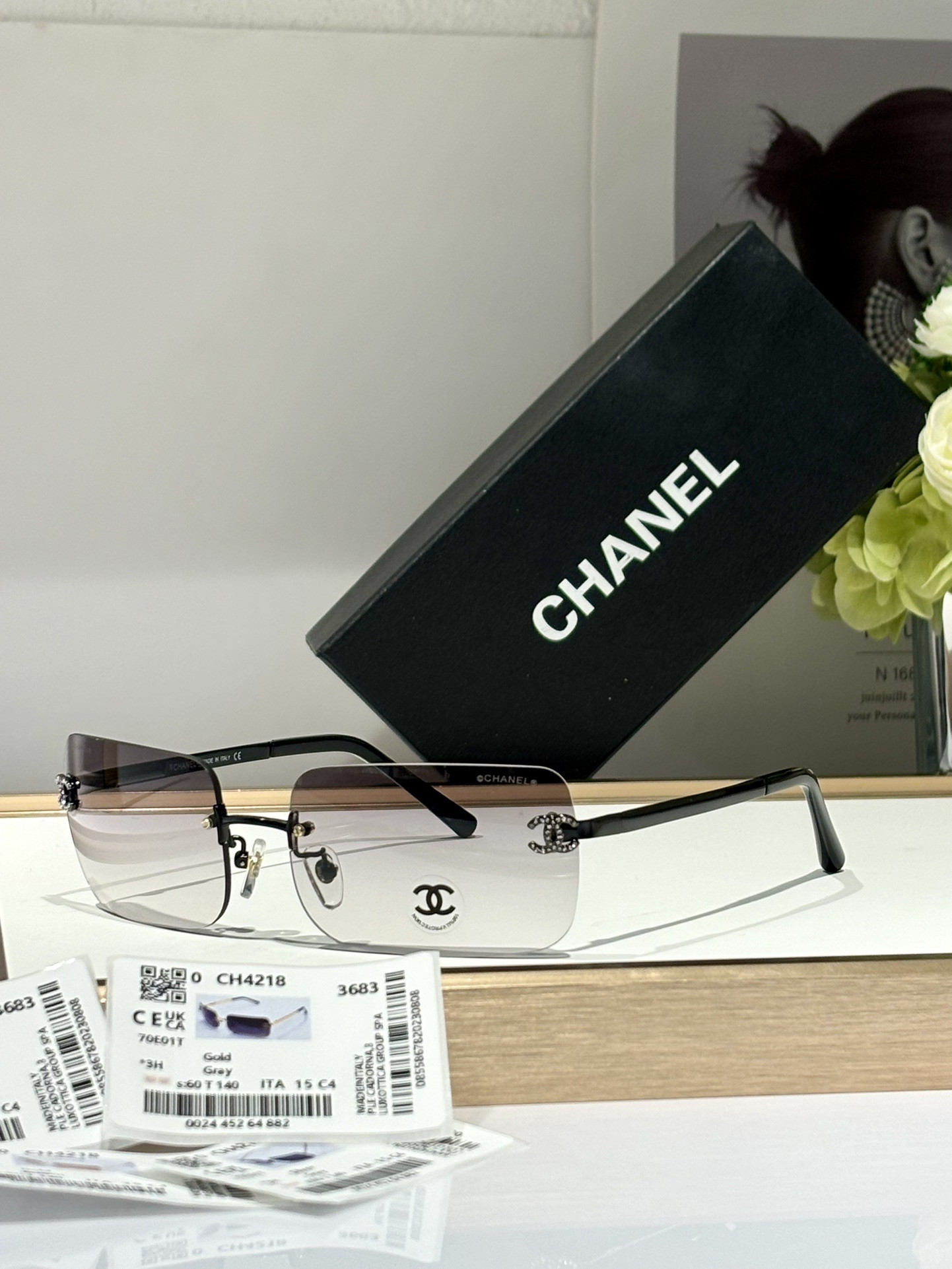 Chanel Glasses CH4218 60-19-14 - Image 8