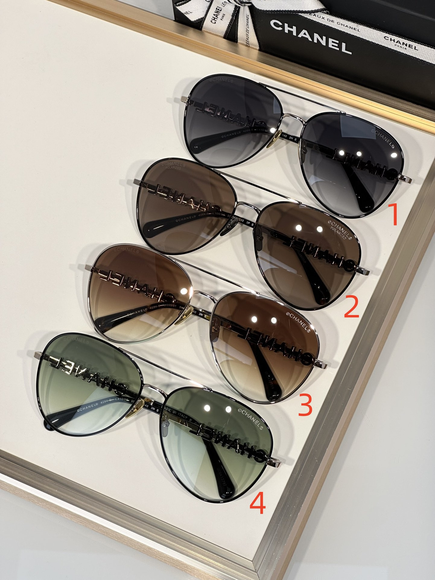 Chanel Glasses 4284-B 59-14-140 - Image 2