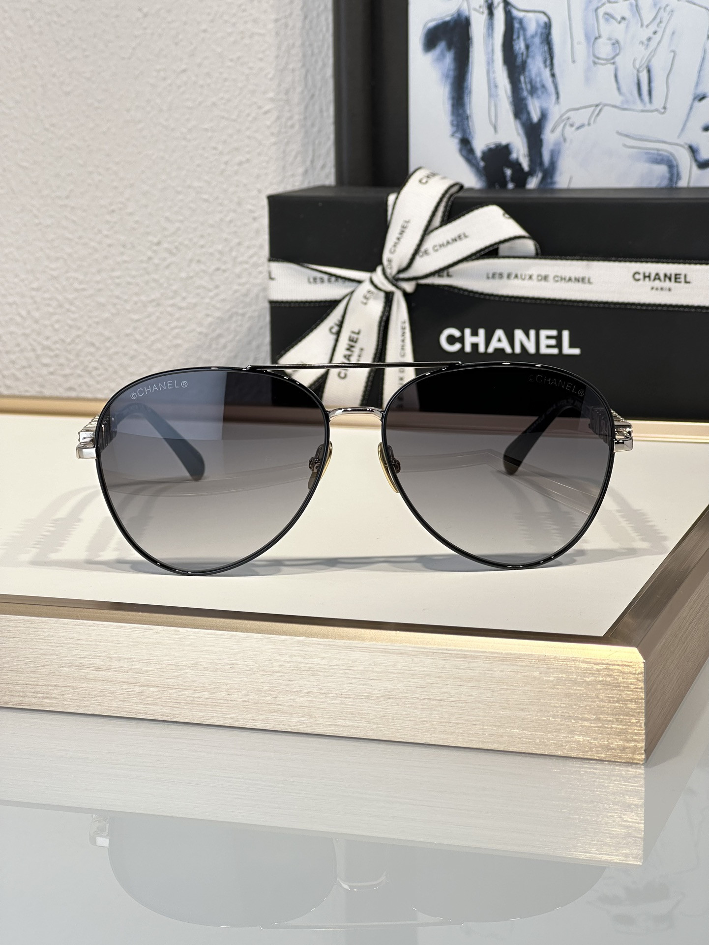 Chanel Glasses 4284-B 59-14-140 - Image 8