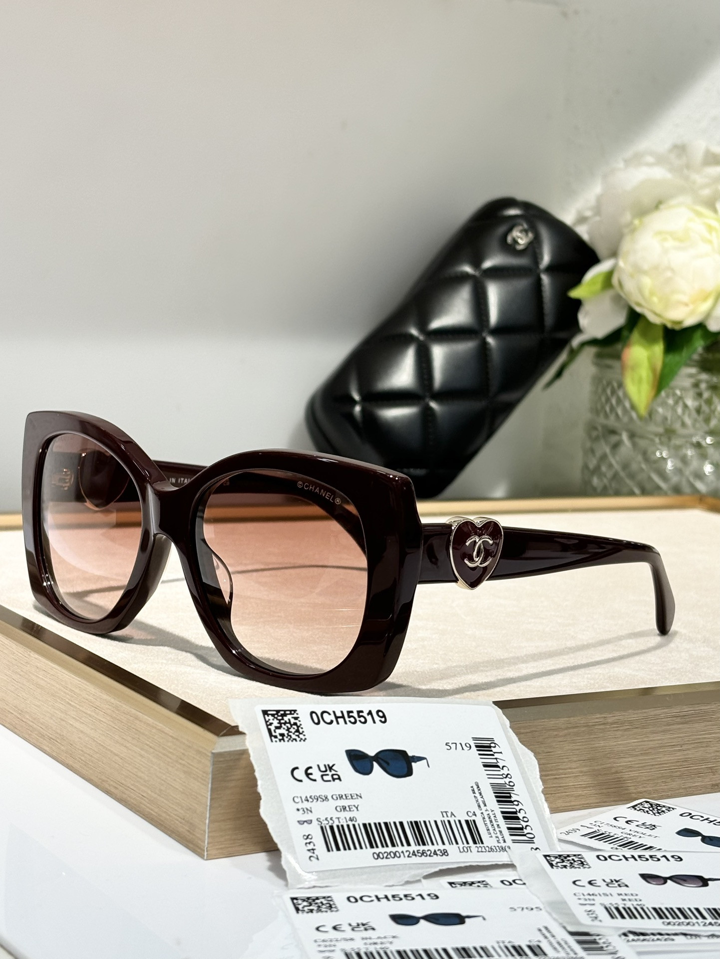 Chanel Glasses 5519 55-17-140 - Image 4